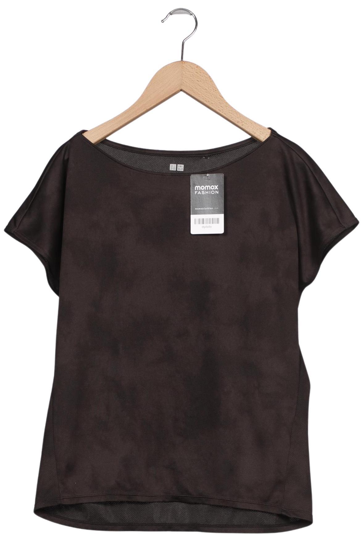 

uniqlo Damen T-Shirt, braun, Gr. 36