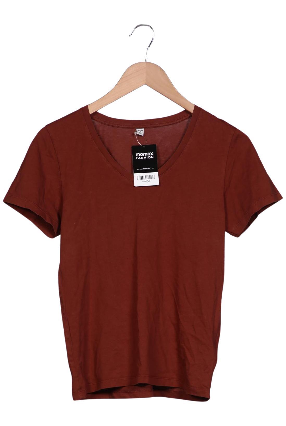 

uniqlo Damen T-Shirt, braun, Gr. 34