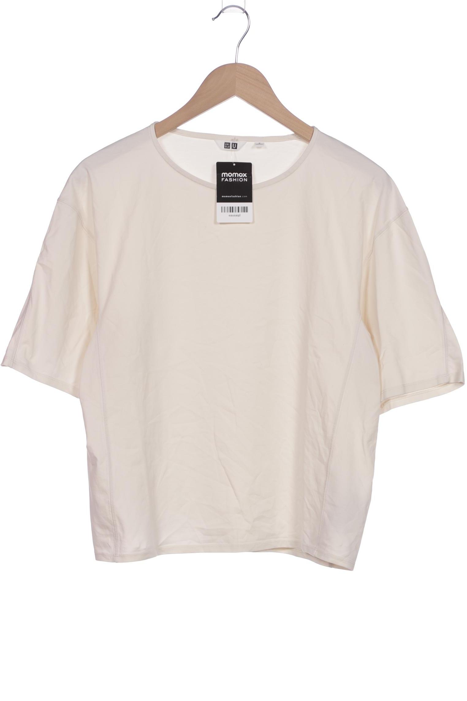 

uniqlo Damen T-Shirt, cremeweiß, Gr. 38