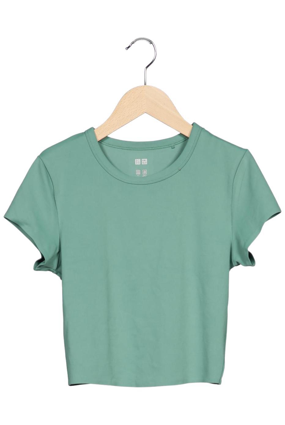 

uniqlo Damen T-Shirt, grün, Gr. 34