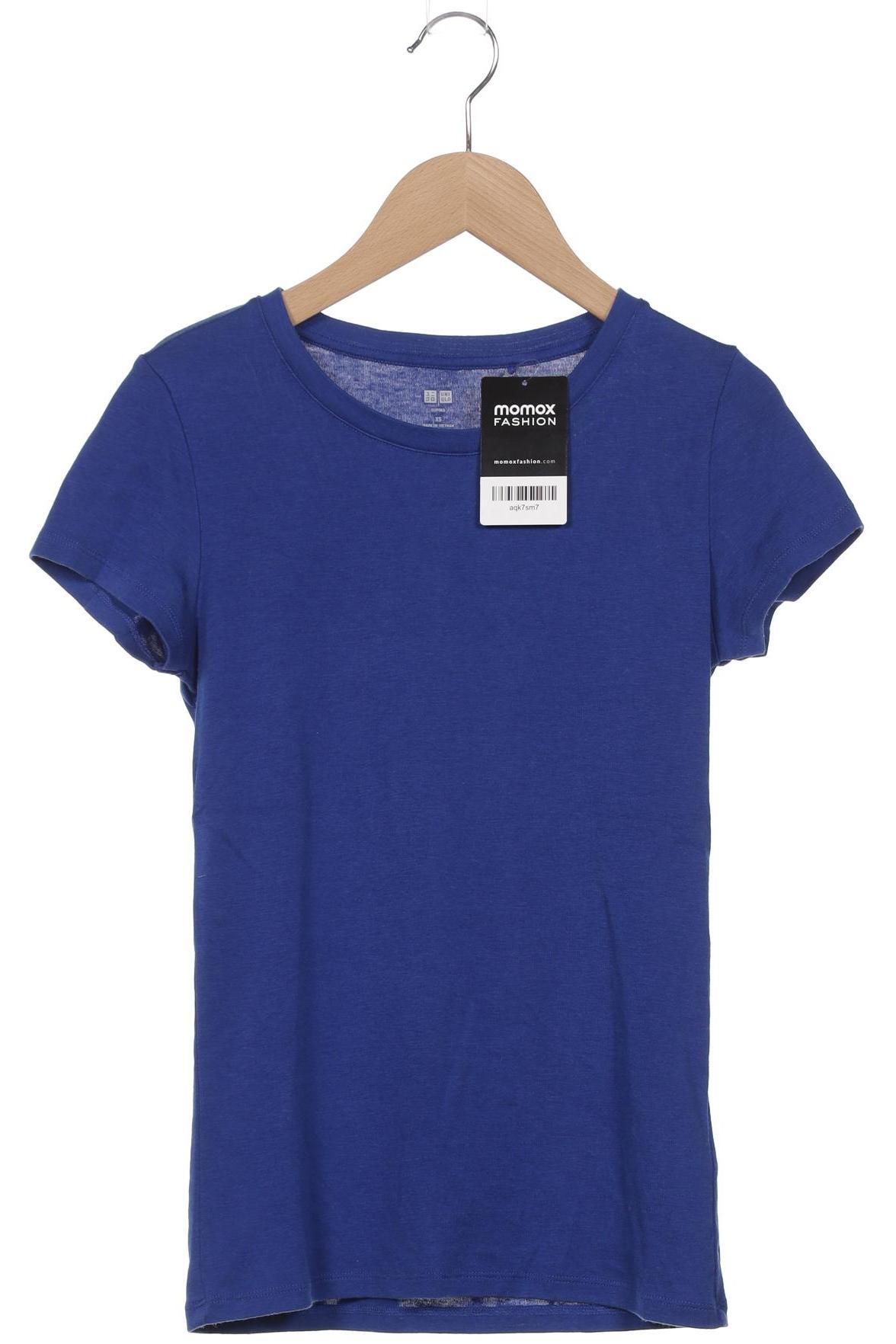 

uniqlo Damen T-Shirt, blau, Gr. 34