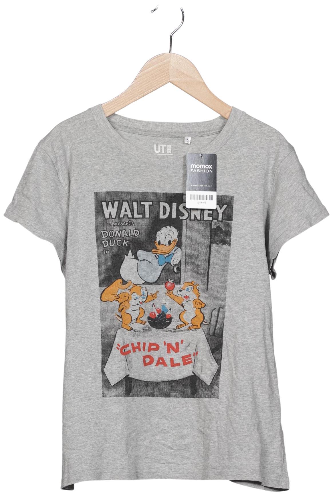 

uniqlo Damen T-Shirt, grau, Gr. 42