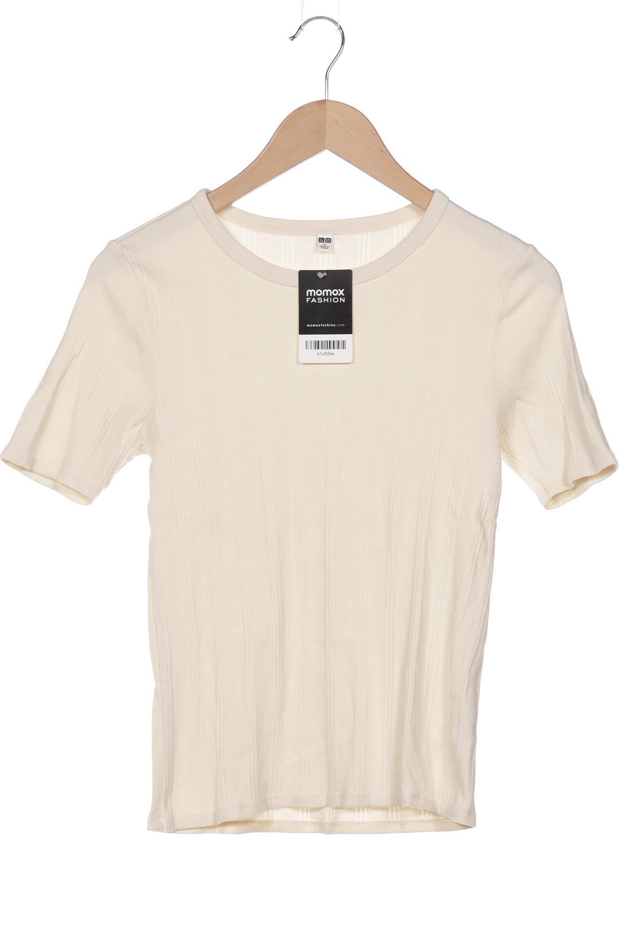 

uniqlo Damen T-Shirt, cremeweiß, Gr. 36