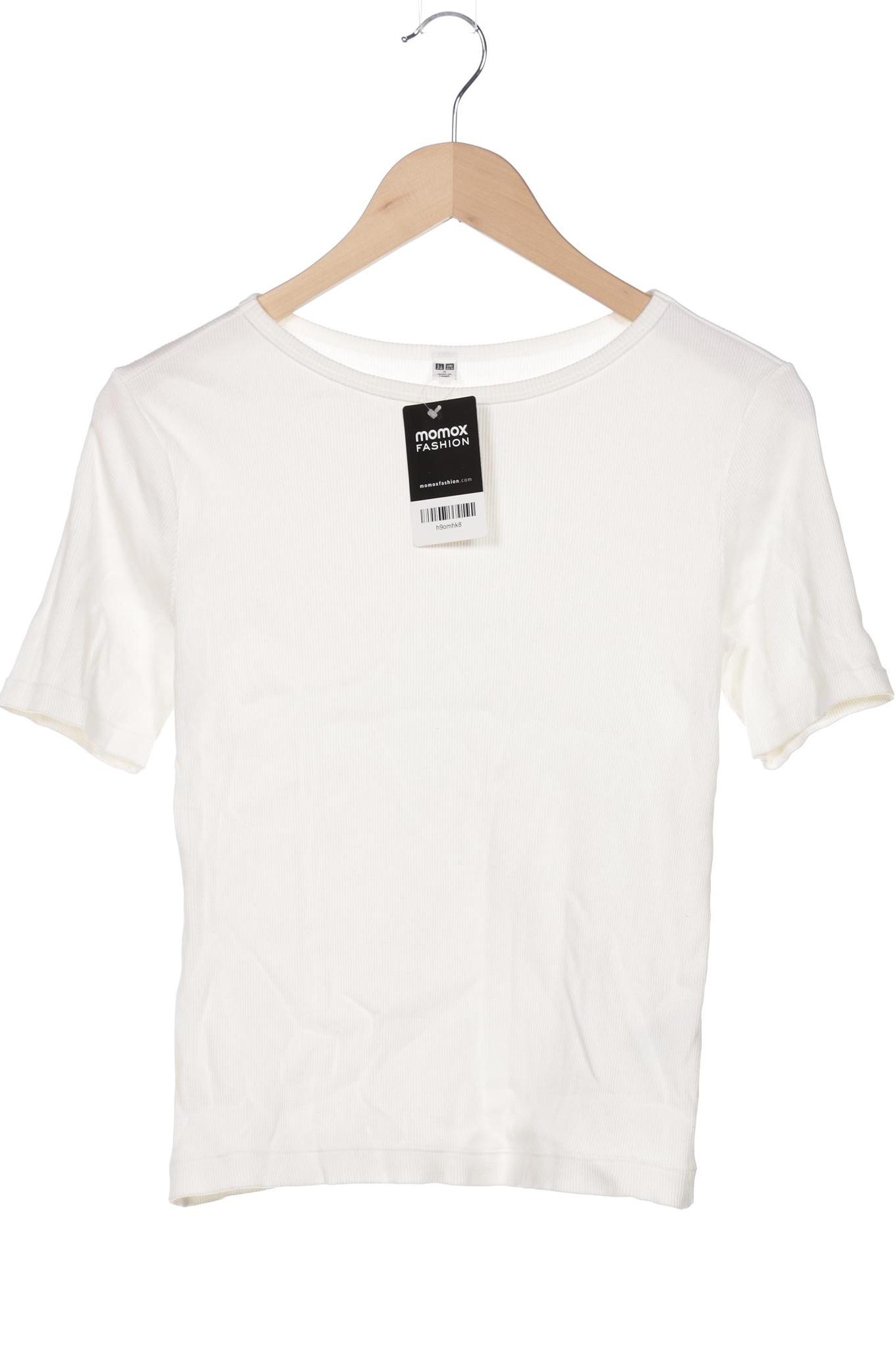 

uniqlo Damen T-Shirt, cremeweiß, Gr. 36