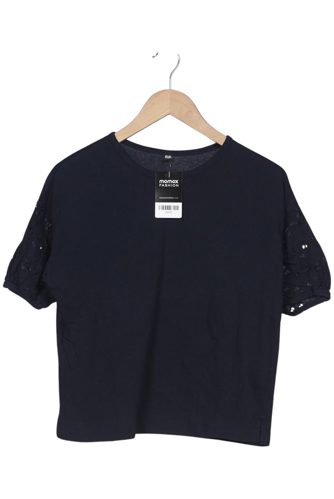 

uniqlo Damen T-Shirt, marineblau, Gr. 36