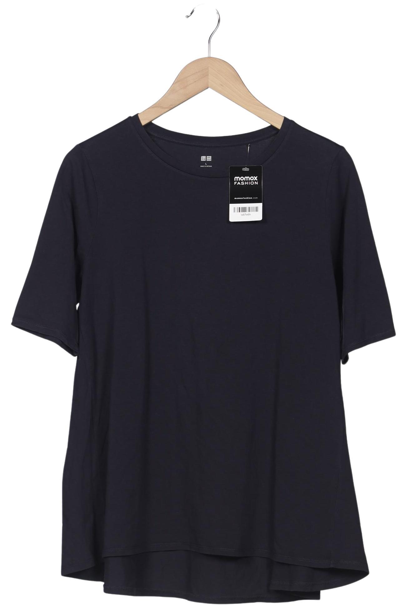 

uniqlo Damen T-Shirt, marineblau, Gr. 42