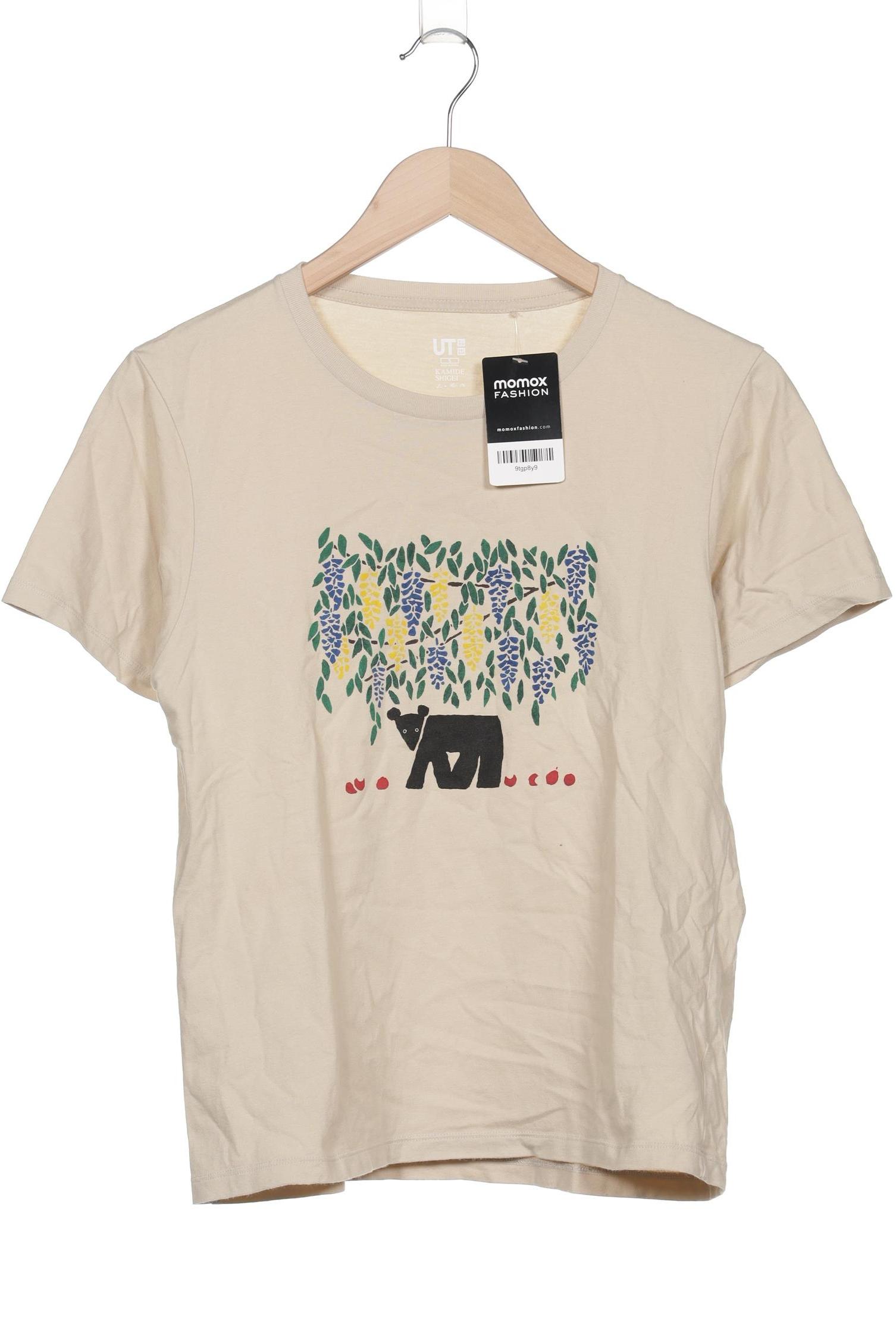 

uniqlo Damen T-Shirt, beige, Gr. 36