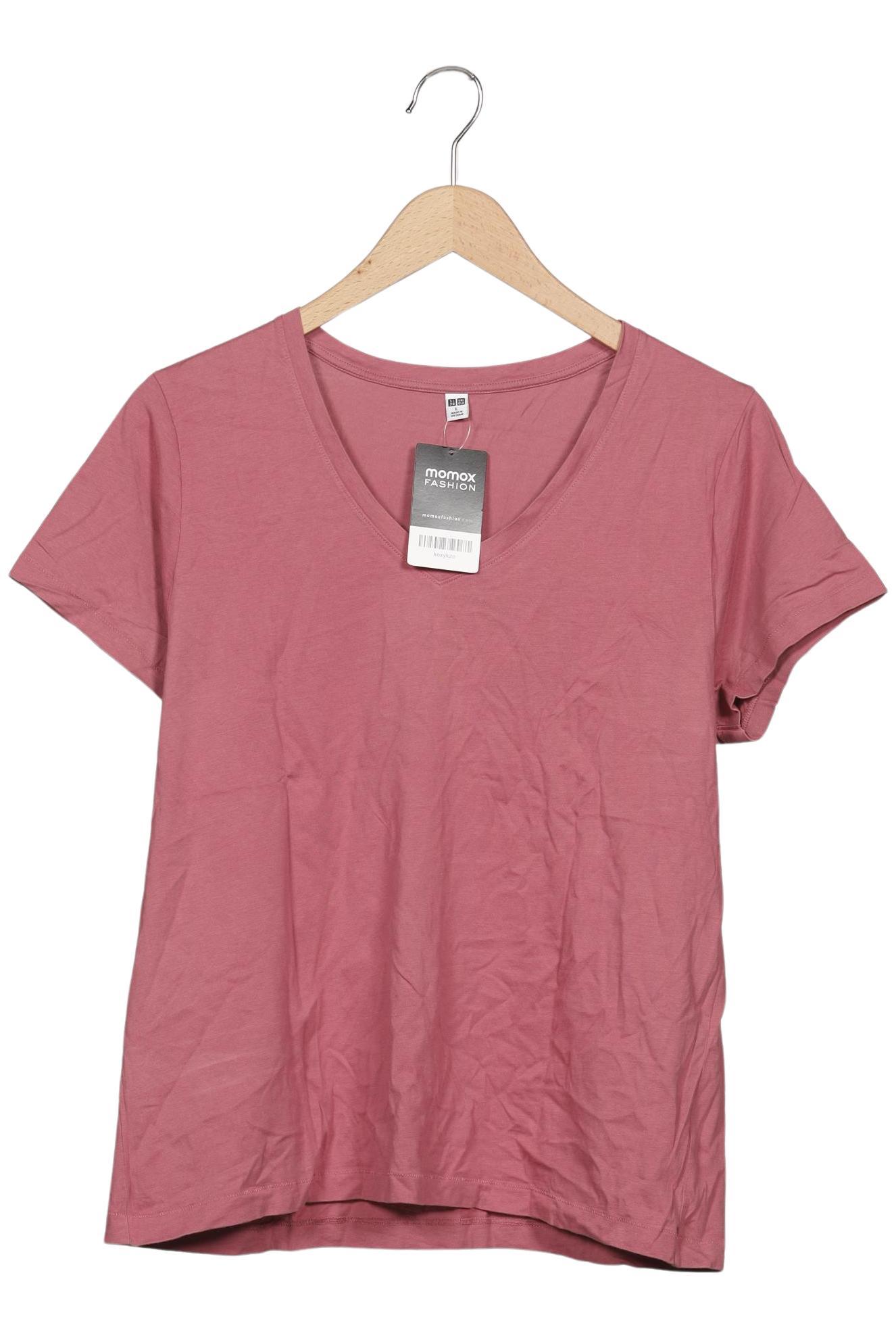 

uniqlo Damen T-Shirt, pink, Gr. 42
