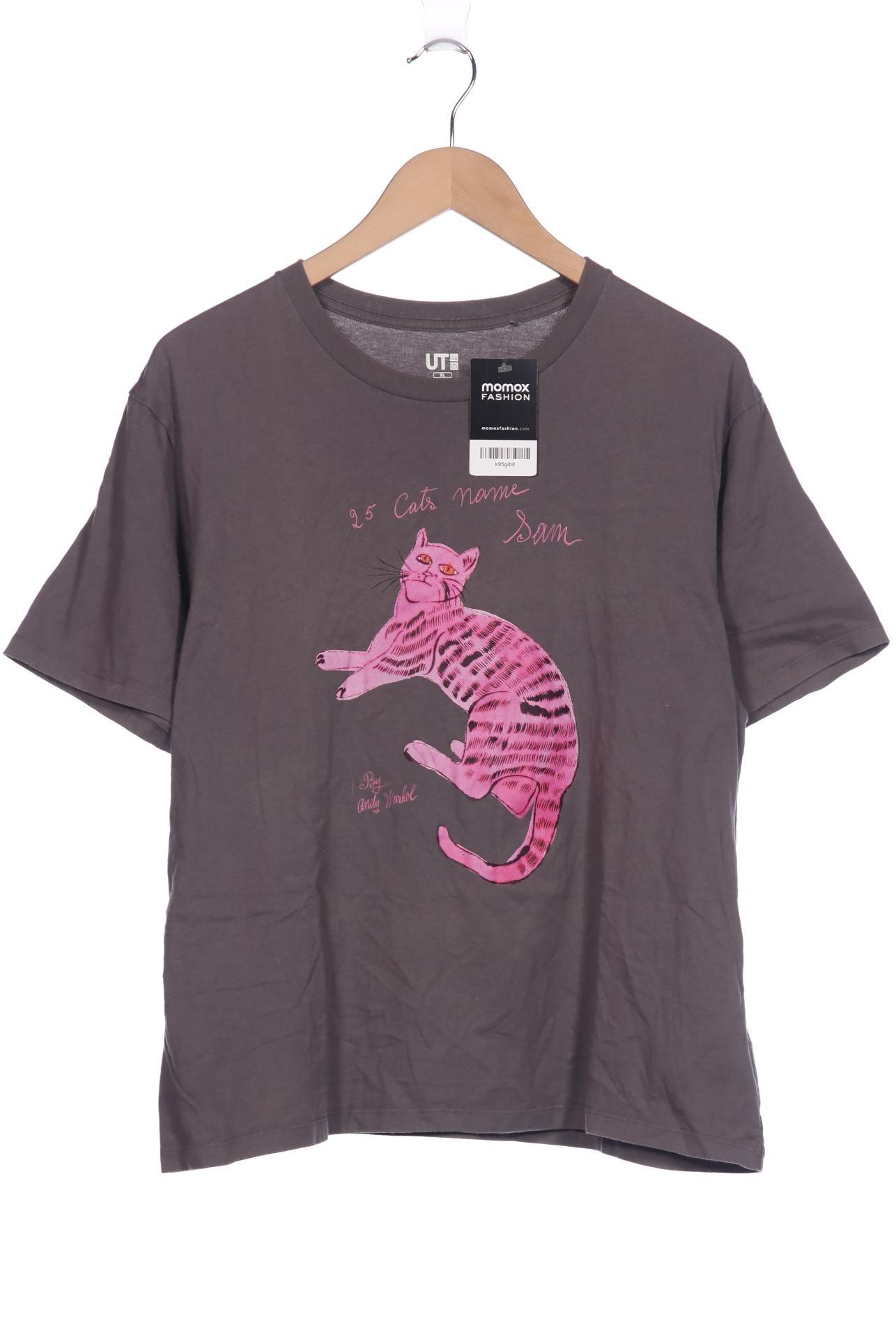 

uniqlo Damen T-Shirt, grau, Gr. 44