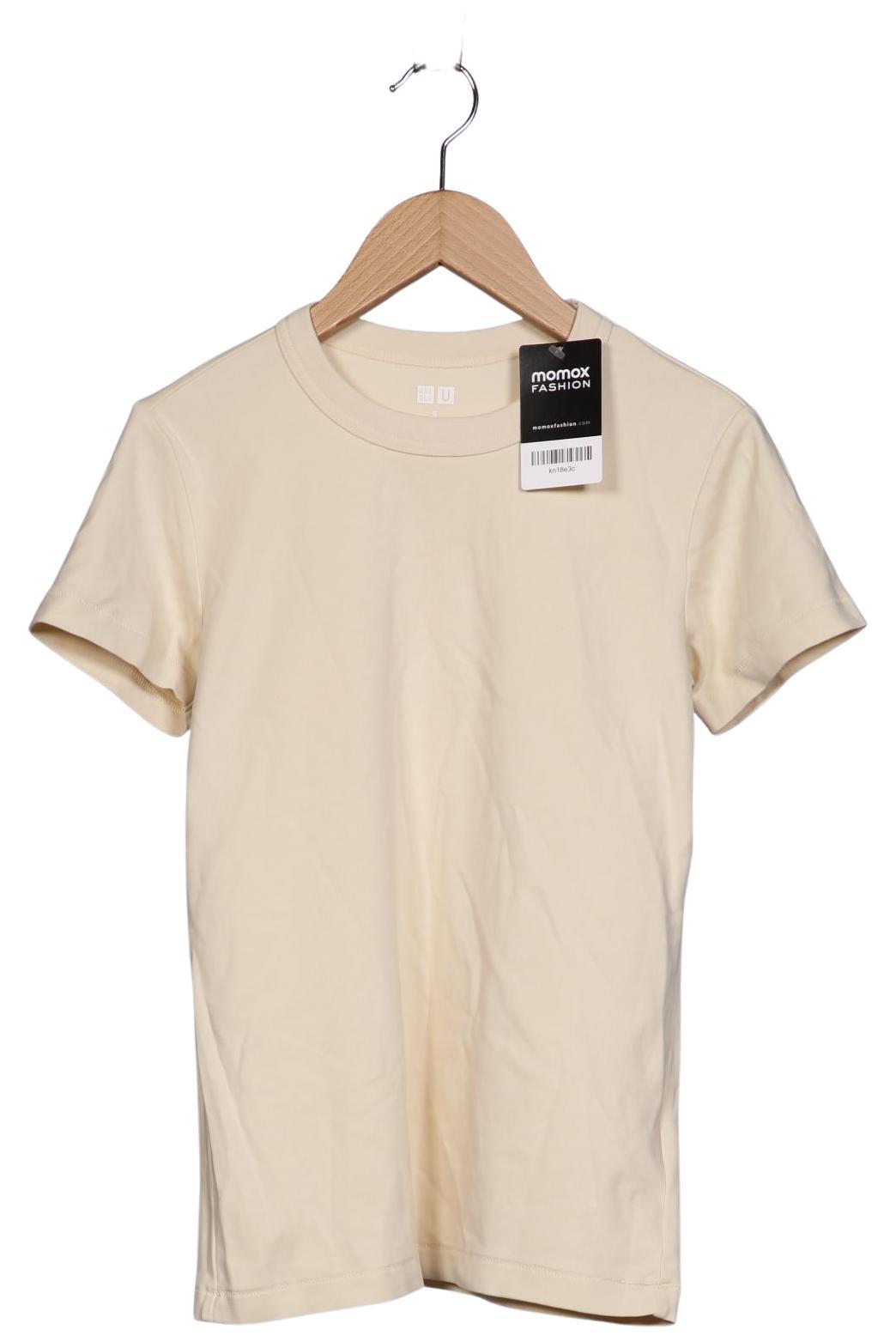 

uniqlo Damen T-Shirt, cremeweiß, Gr. 36