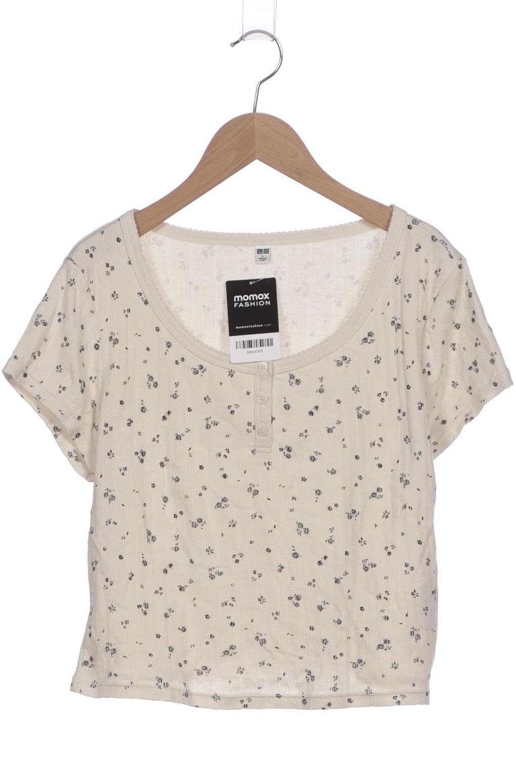 

uniqlo Damen T-Shirt, beige, Gr. 42
