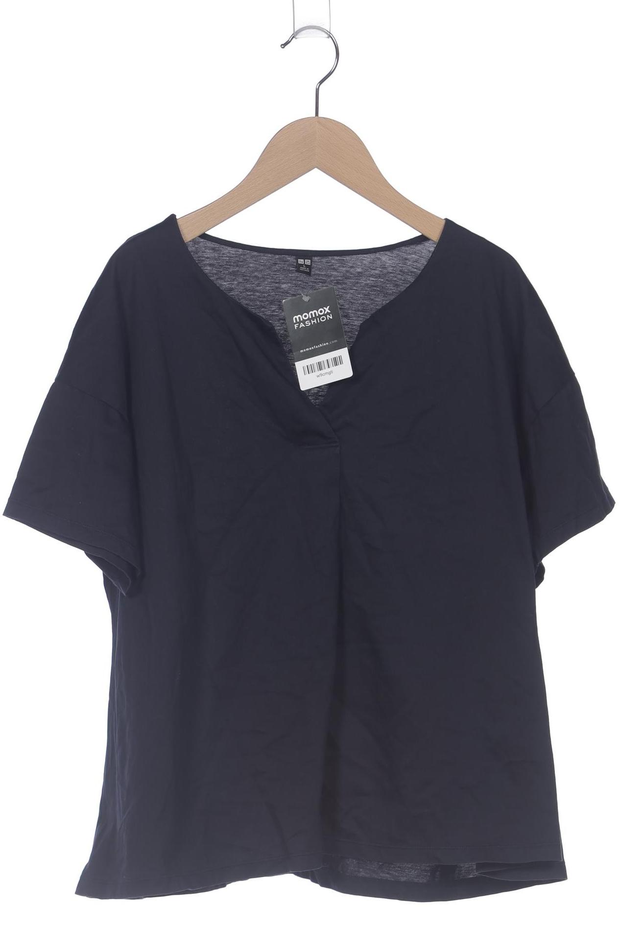 

uniqlo Damen T-Shirt, marineblau, Gr. 42