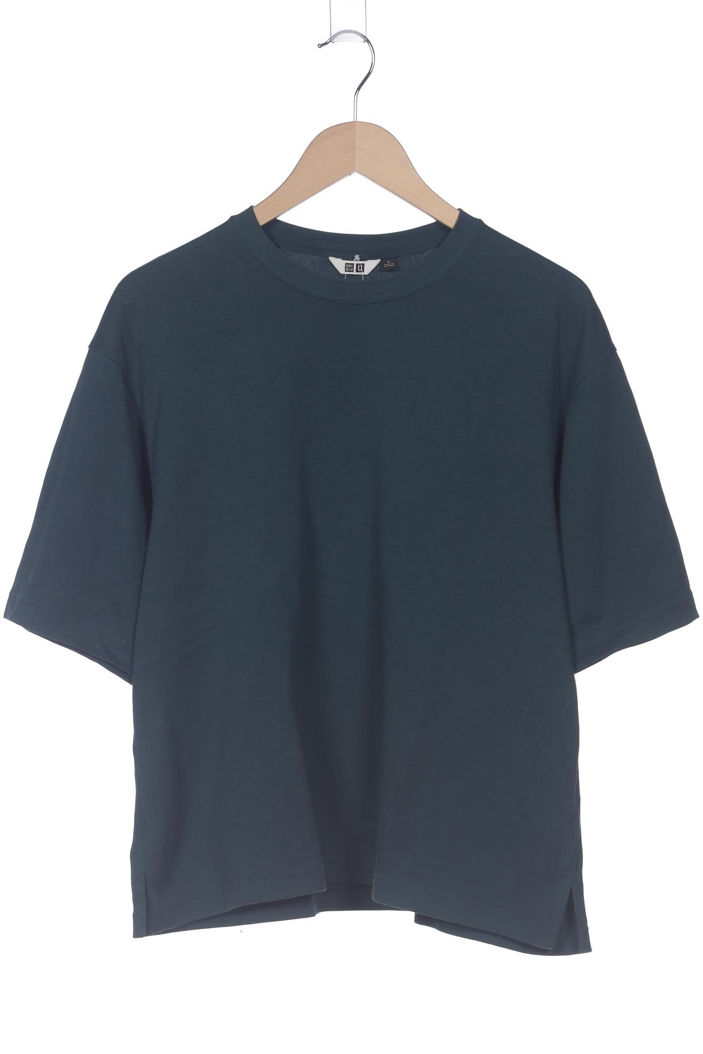 

uniqlo Damen T-Shirt, türkis, Gr. 42
