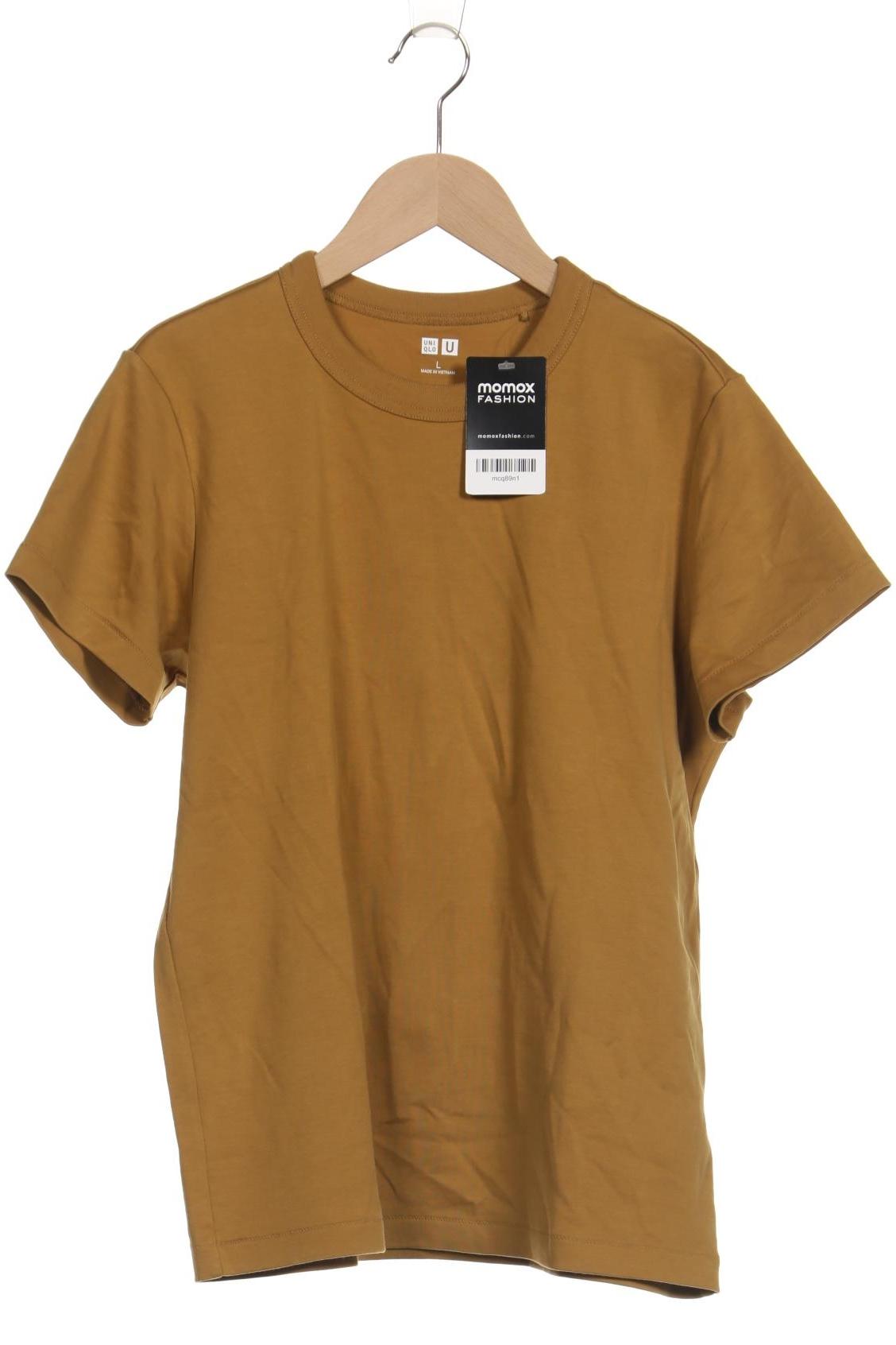 

uniqlo Damen T-Shirt, braun, Gr. 42