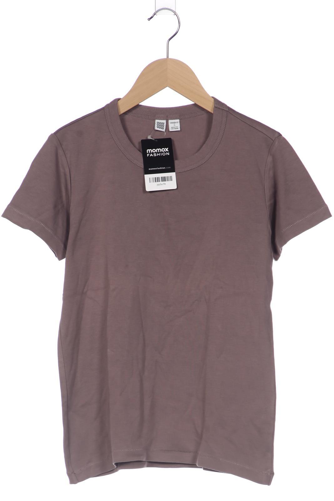 

uniqlo Damen T-Shirt, braun, Gr. 36