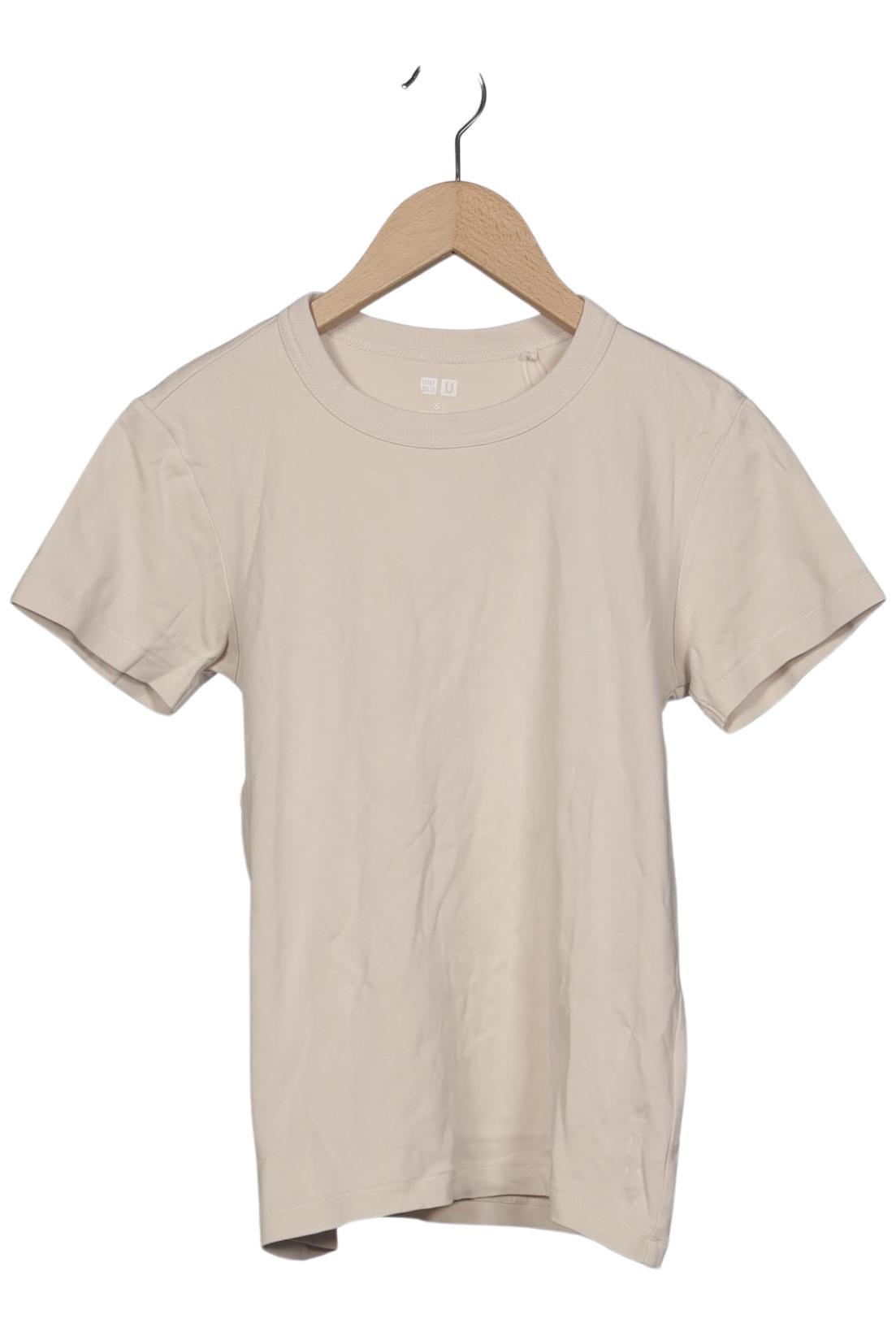 

uniqlo Damen T-Shirt, beige, Gr. 36