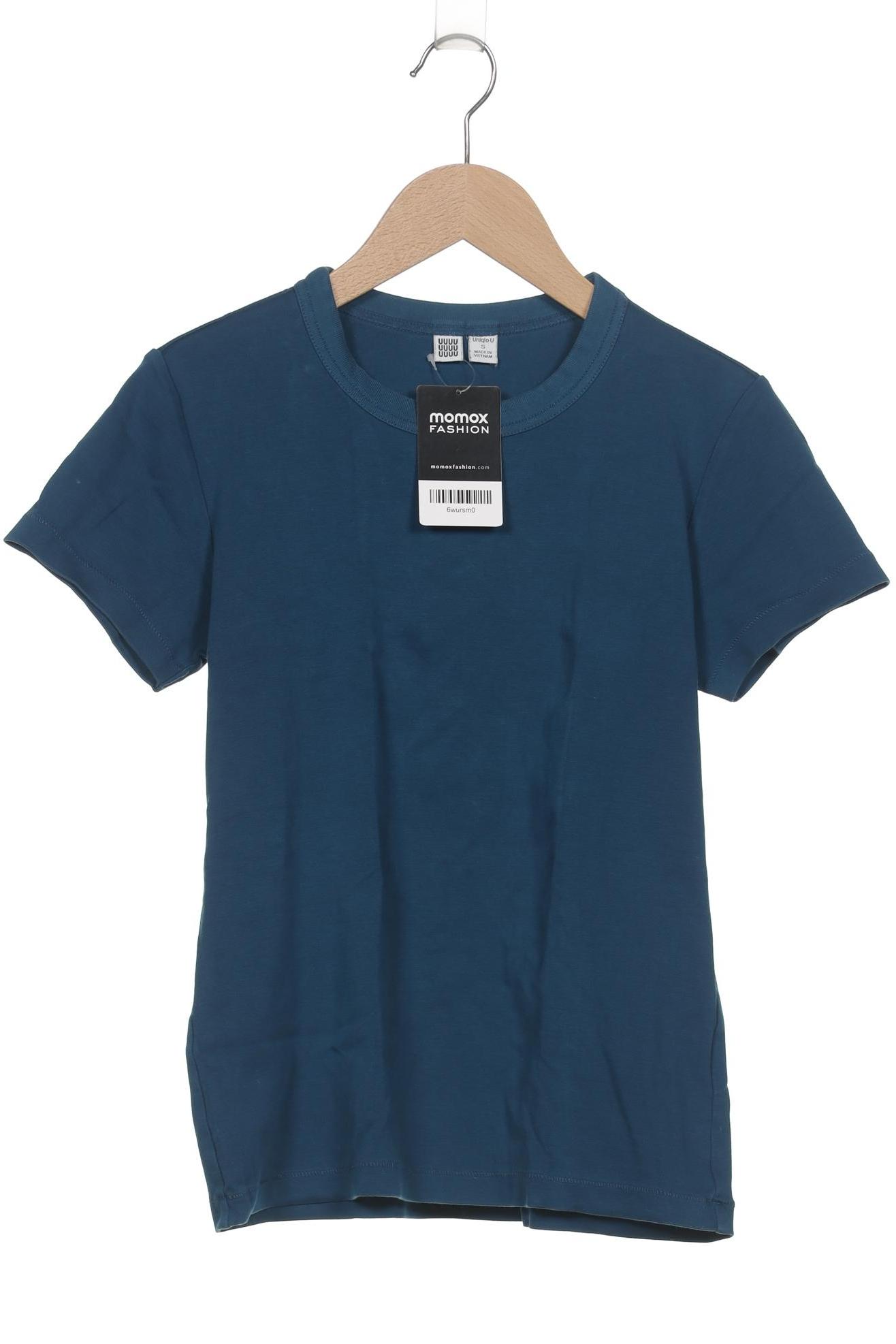 

uniqlo Damen T-Shirt, blau, Gr. 36