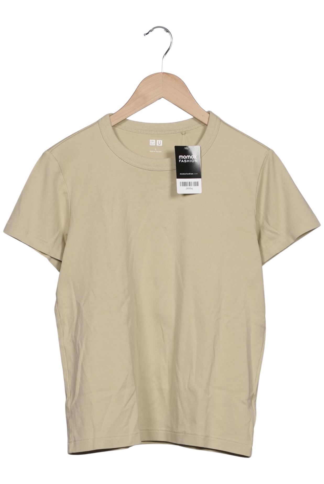

uniqlo Damen T-Shirt, beige, Gr. 42