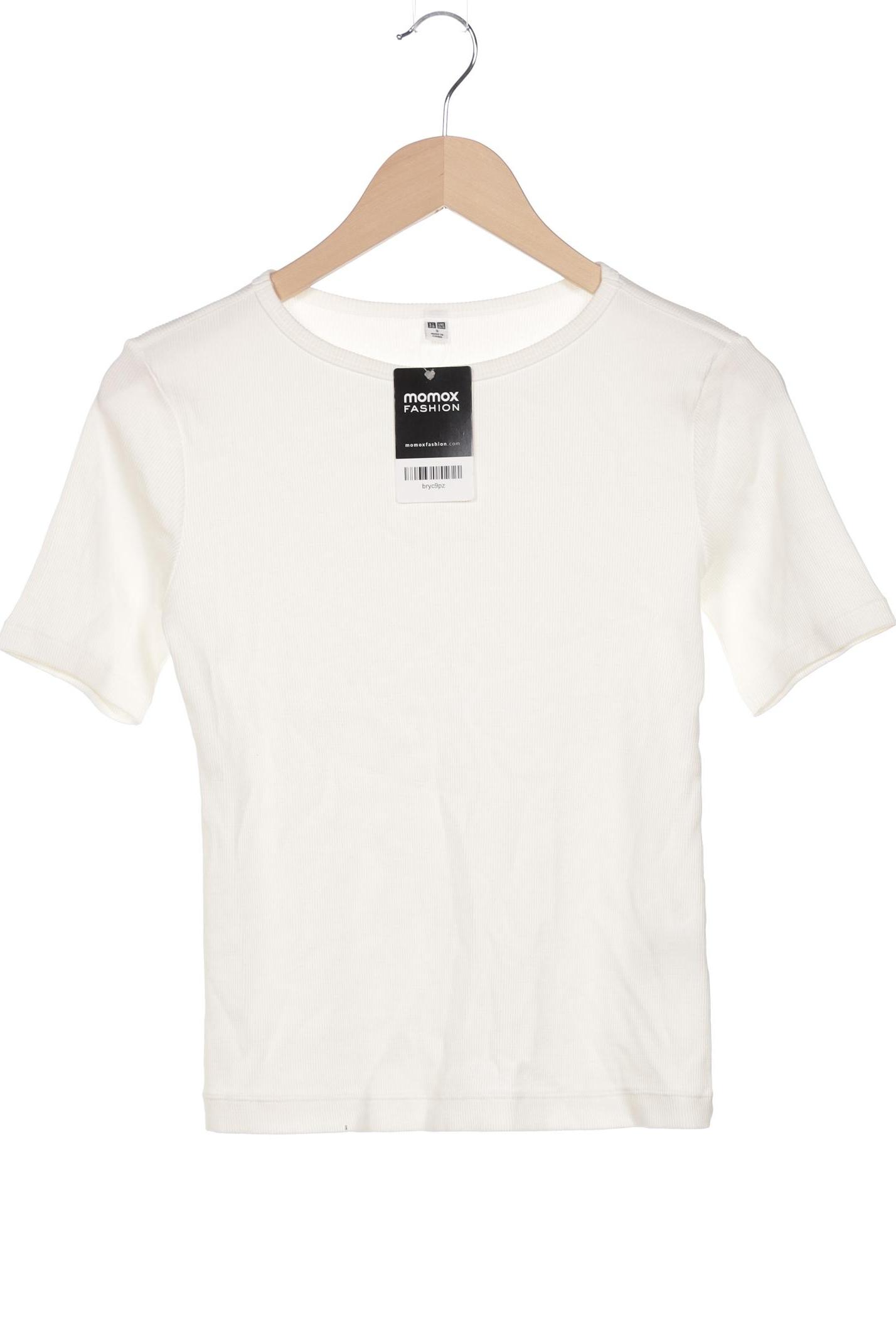 

uniqlo Damen T-Shirt, cremeweiß, Gr. 36