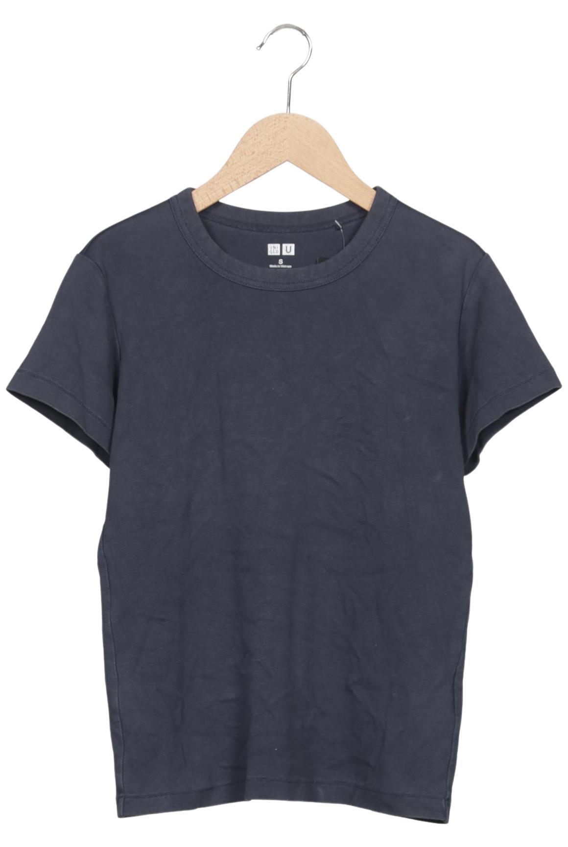

uniqlo Damen T-Shirt, marineblau, Gr. 36