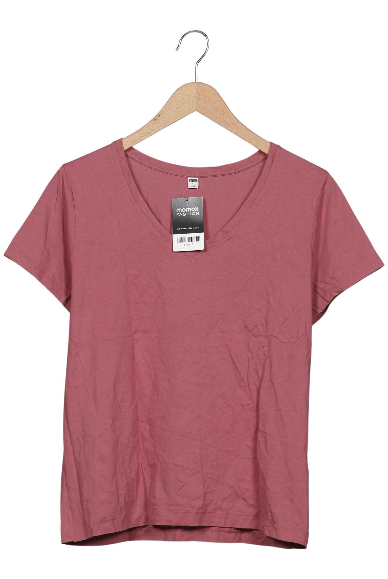 

uniqlo Damen T-Shirt, pink, Gr. 42