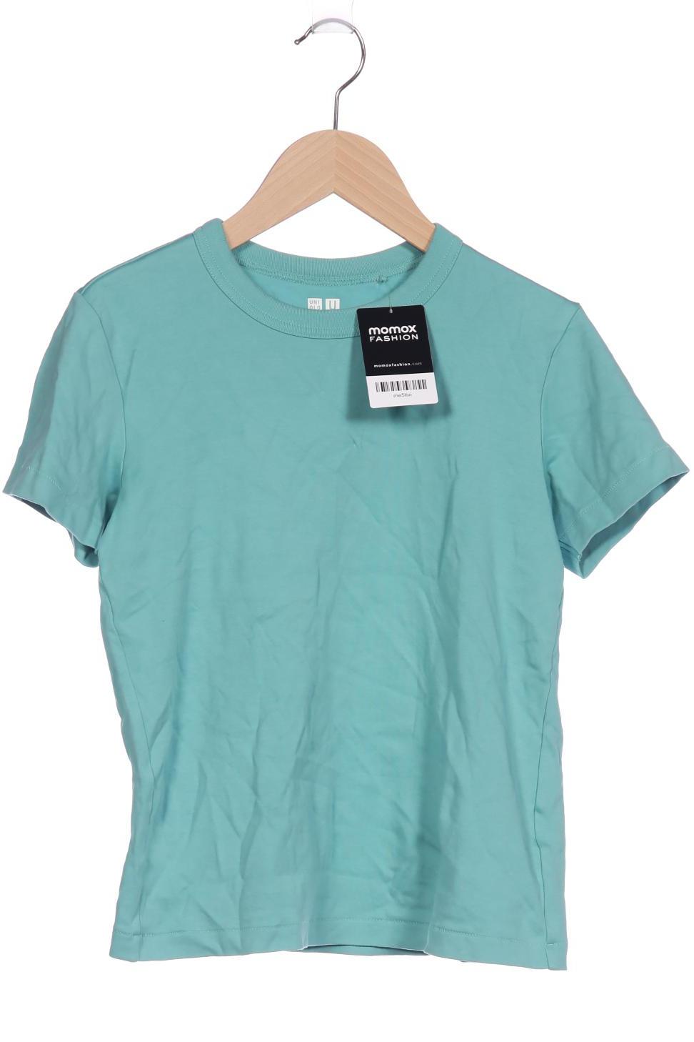 

uniqlo Damen T-Shirt, türkis, Gr. 34