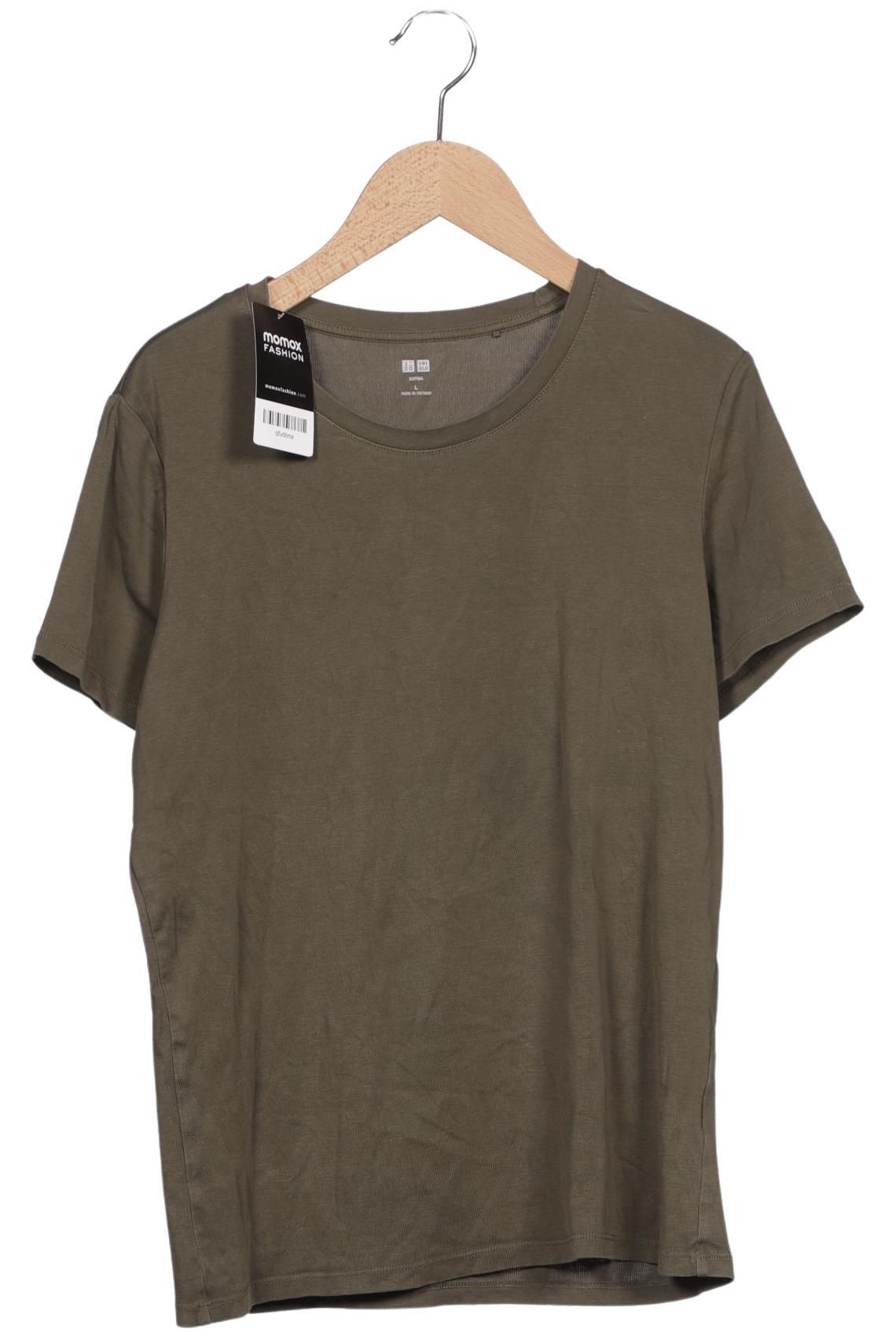

uniqlo Damen T-Shirt, grün, Gr. 42