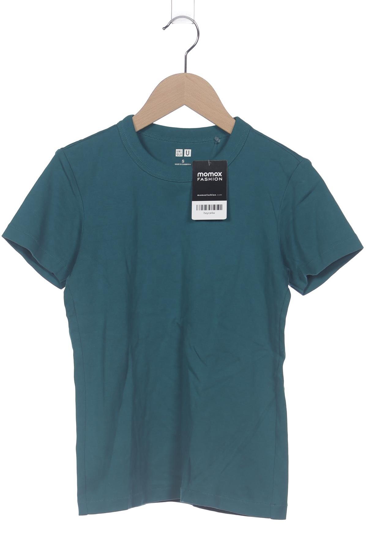 

uniqlo Damen T-Shirt, türkis, Gr. 36