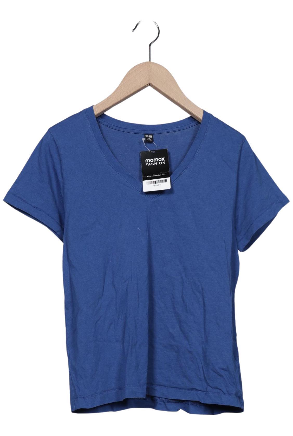 

uniqlo Damen T-Shirt, blau, Gr. 34