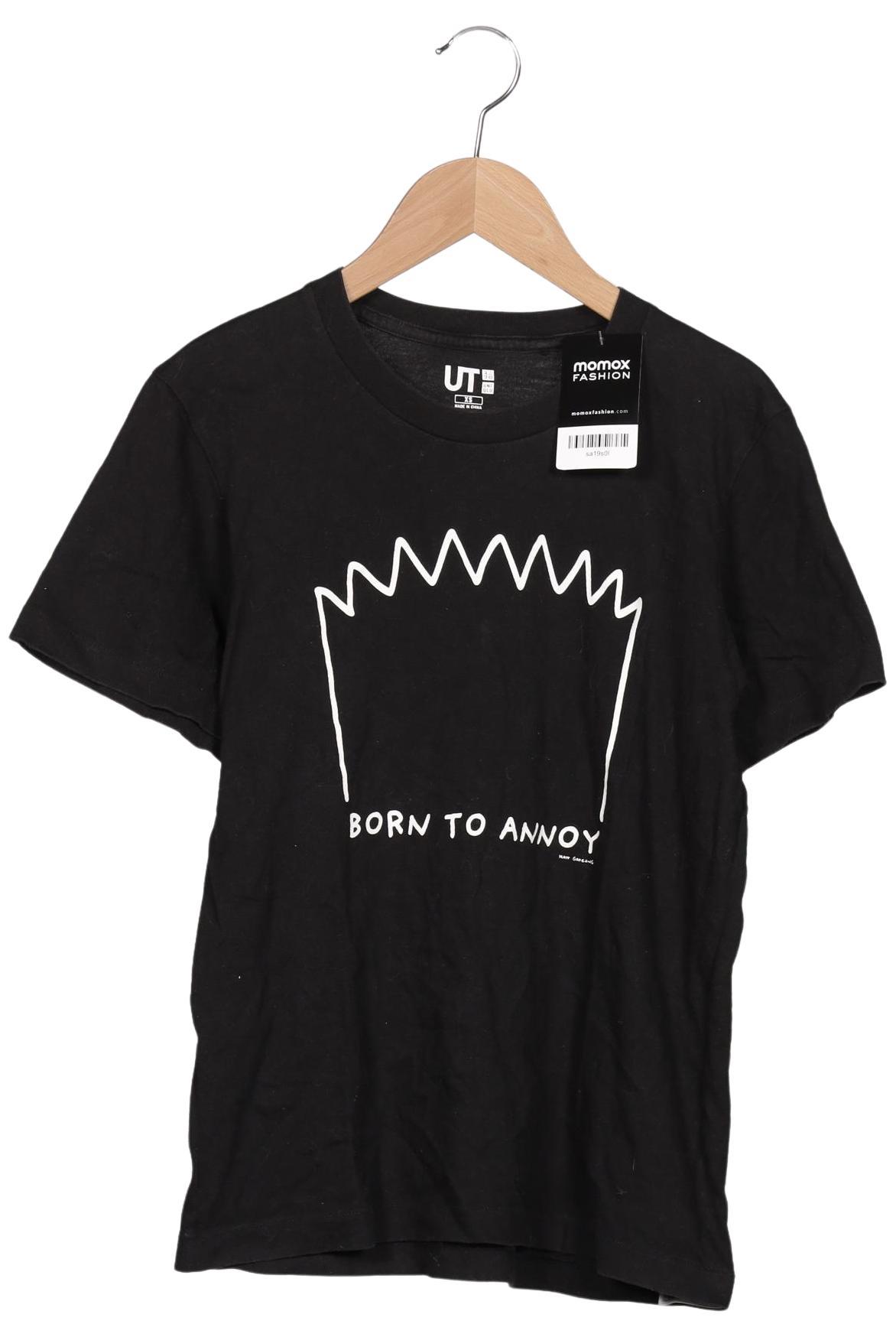 

uniqlo Damen T-Shirt, schwarz, Gr. 34