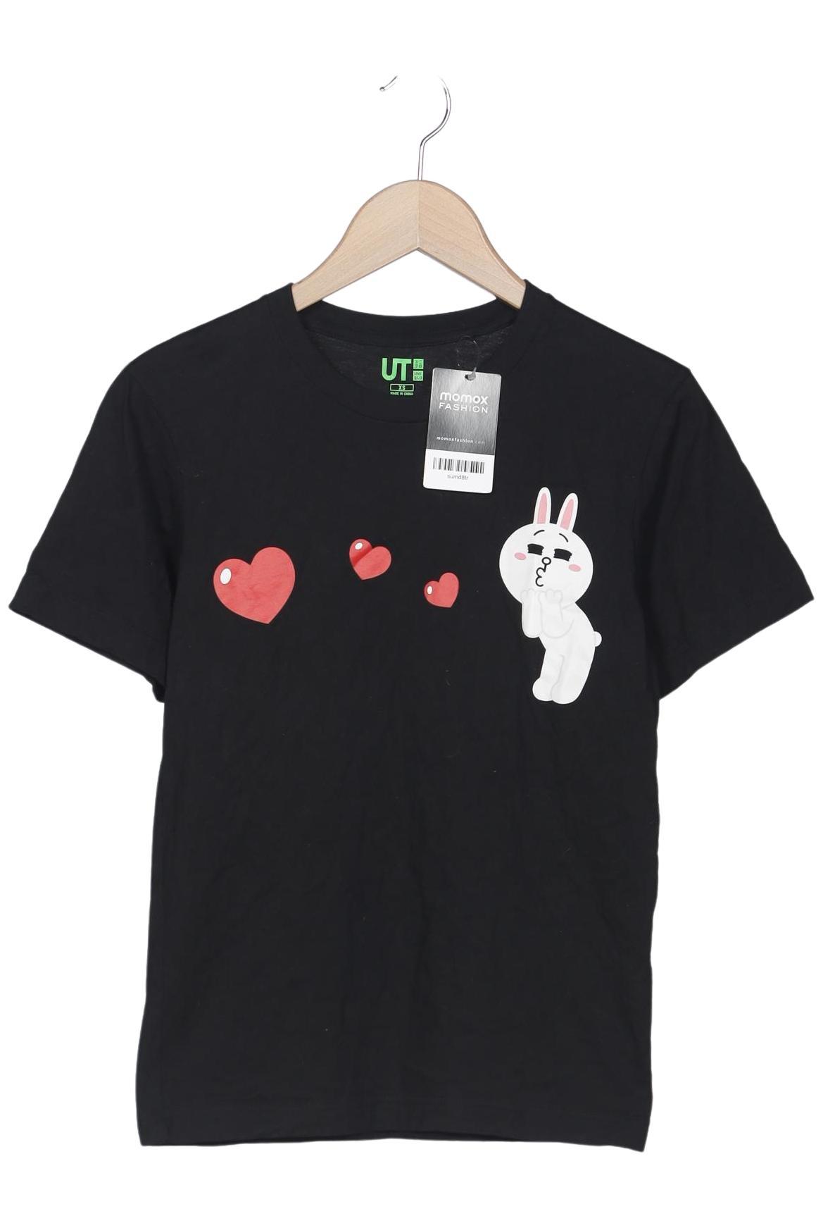 

uniqlo Damen T-Shirt, schwarz, Gr. 34