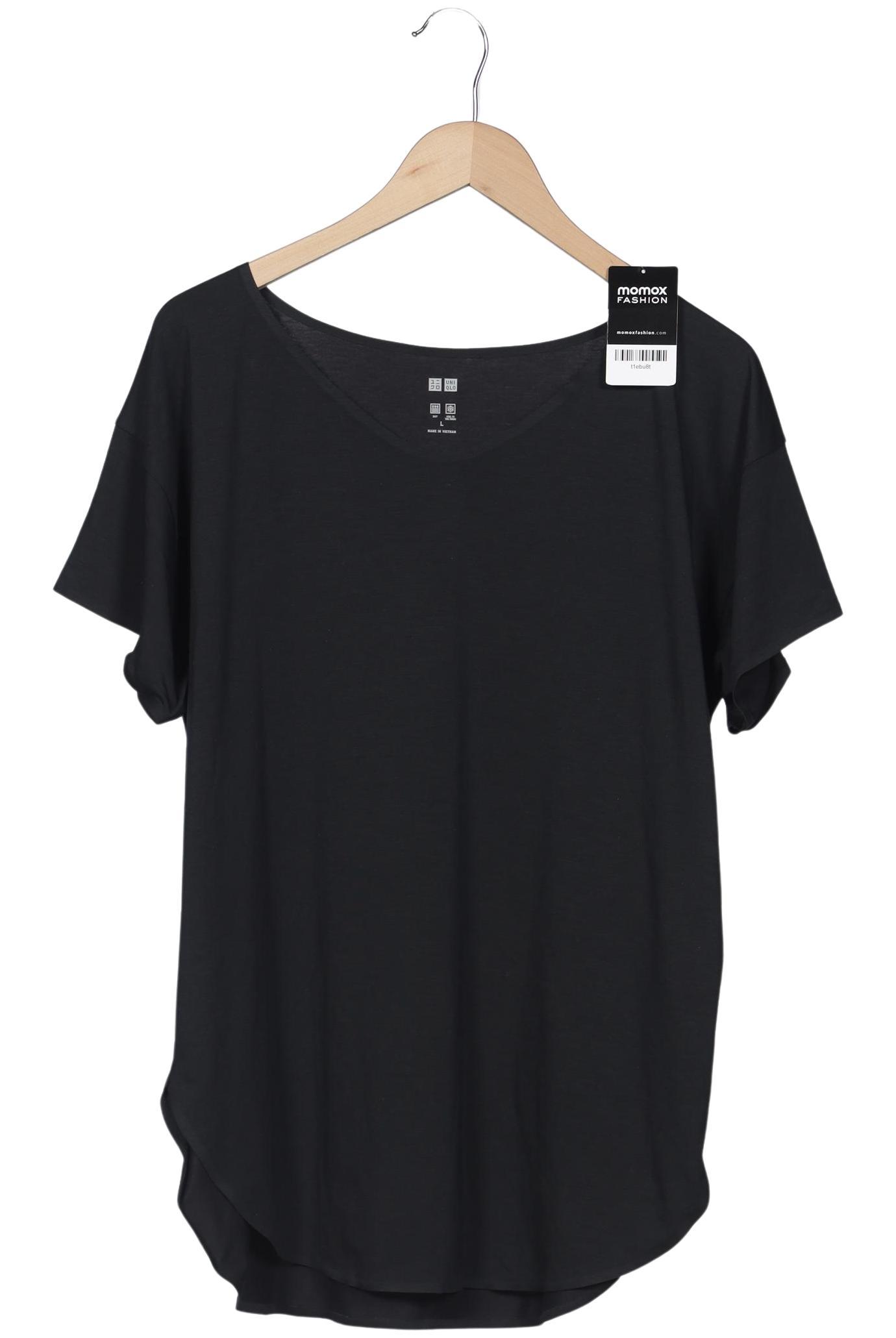 

uniqlo Damen T-Shirt, schwarz, Gr. 42