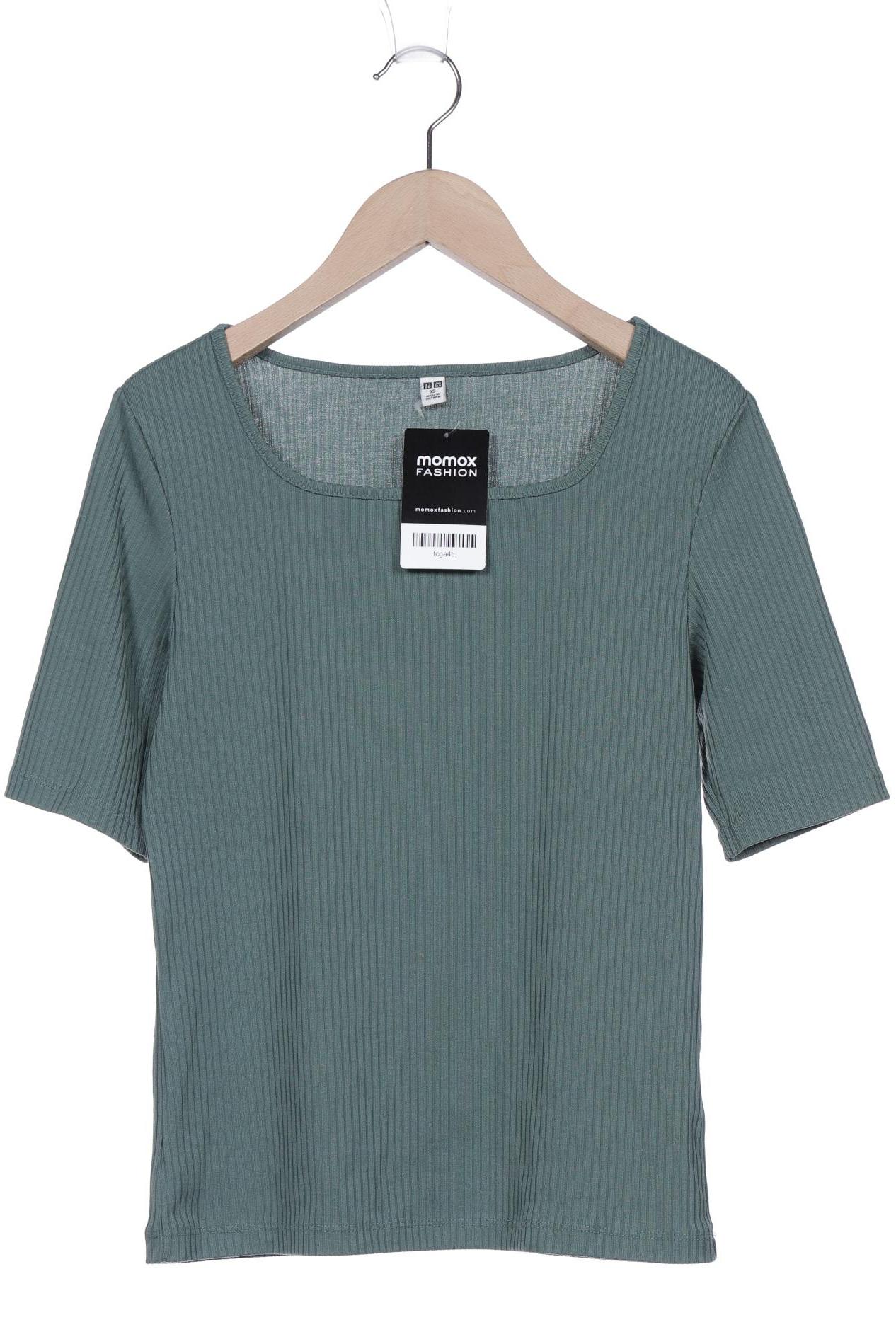

uniqlo Damen T-Shirt, grün, Gr. 34