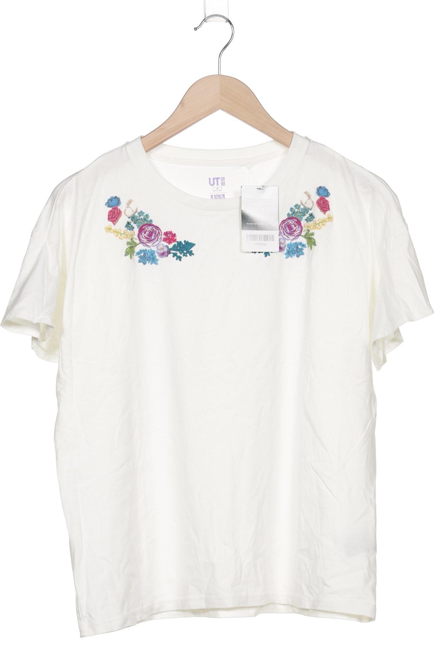 

uniqlo Damen T-Shirt, cremeweiß, Gr. 38