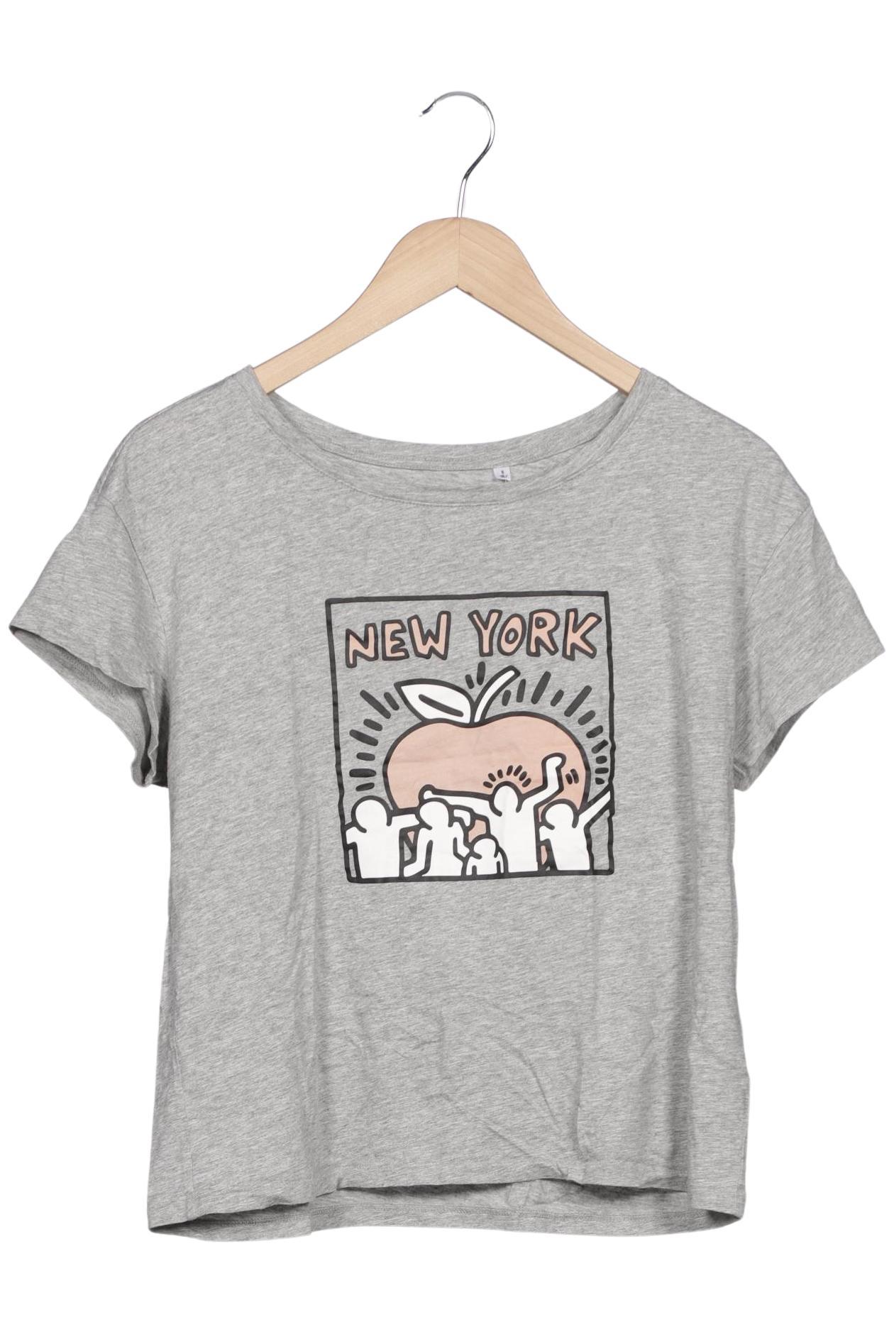 

uniqlo Damen T-Shirt, grau, Gr. 36