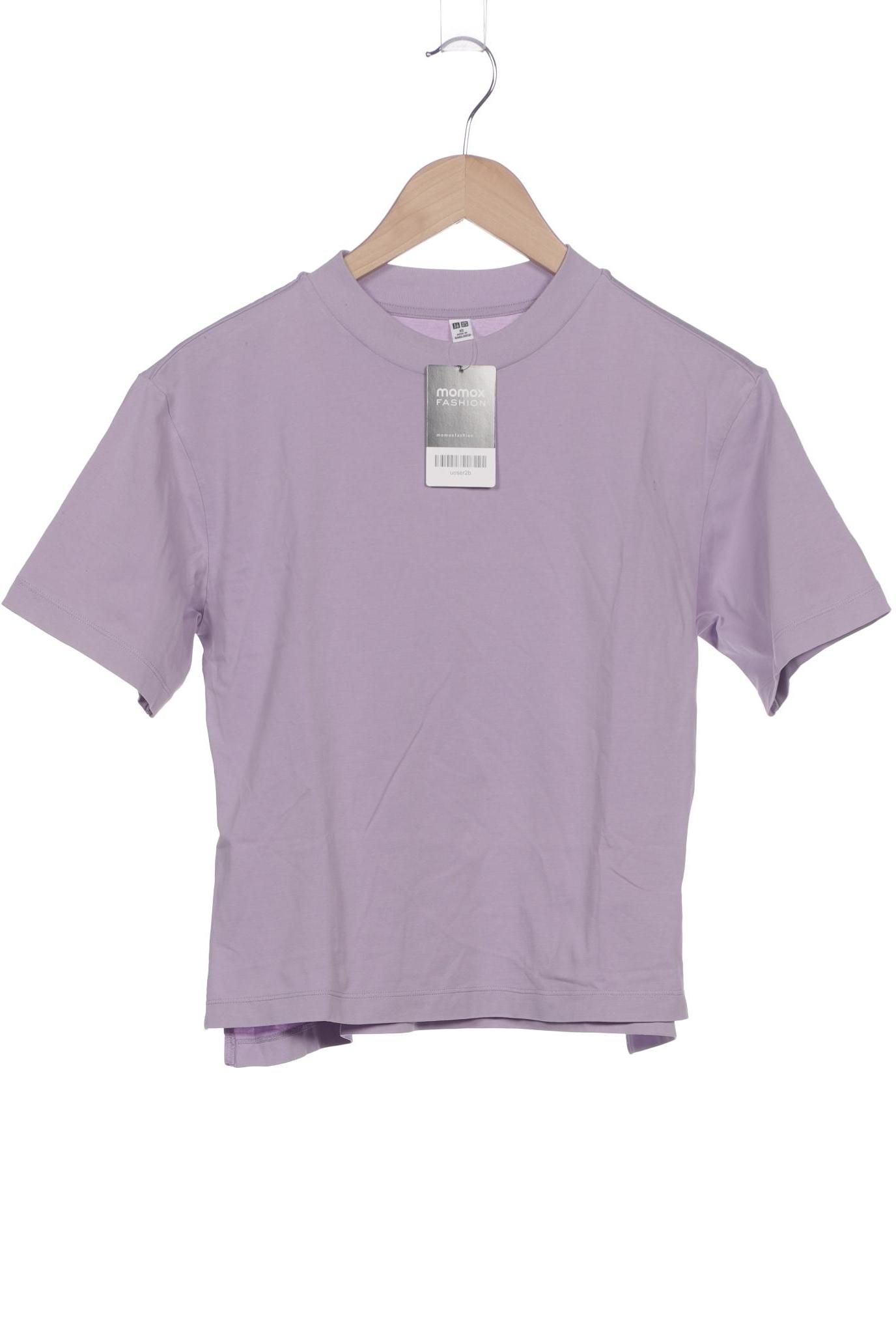 

uniqlo Damen T-Shirt, flieder, Gr. 34
