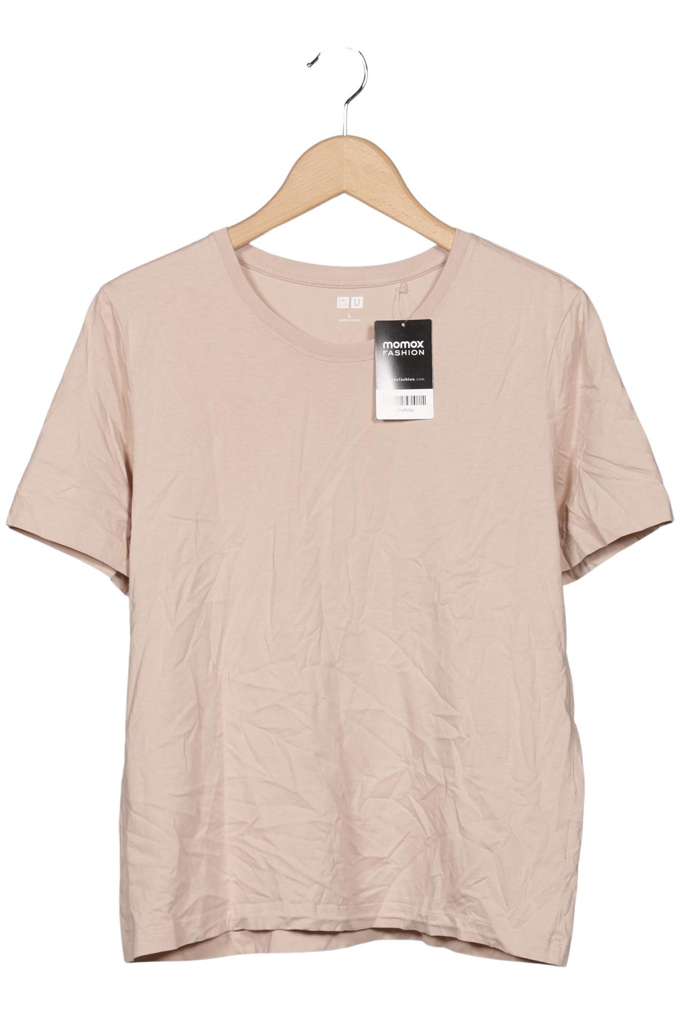 

uniqlo Damen T-Shirt, beige, Gr. 42