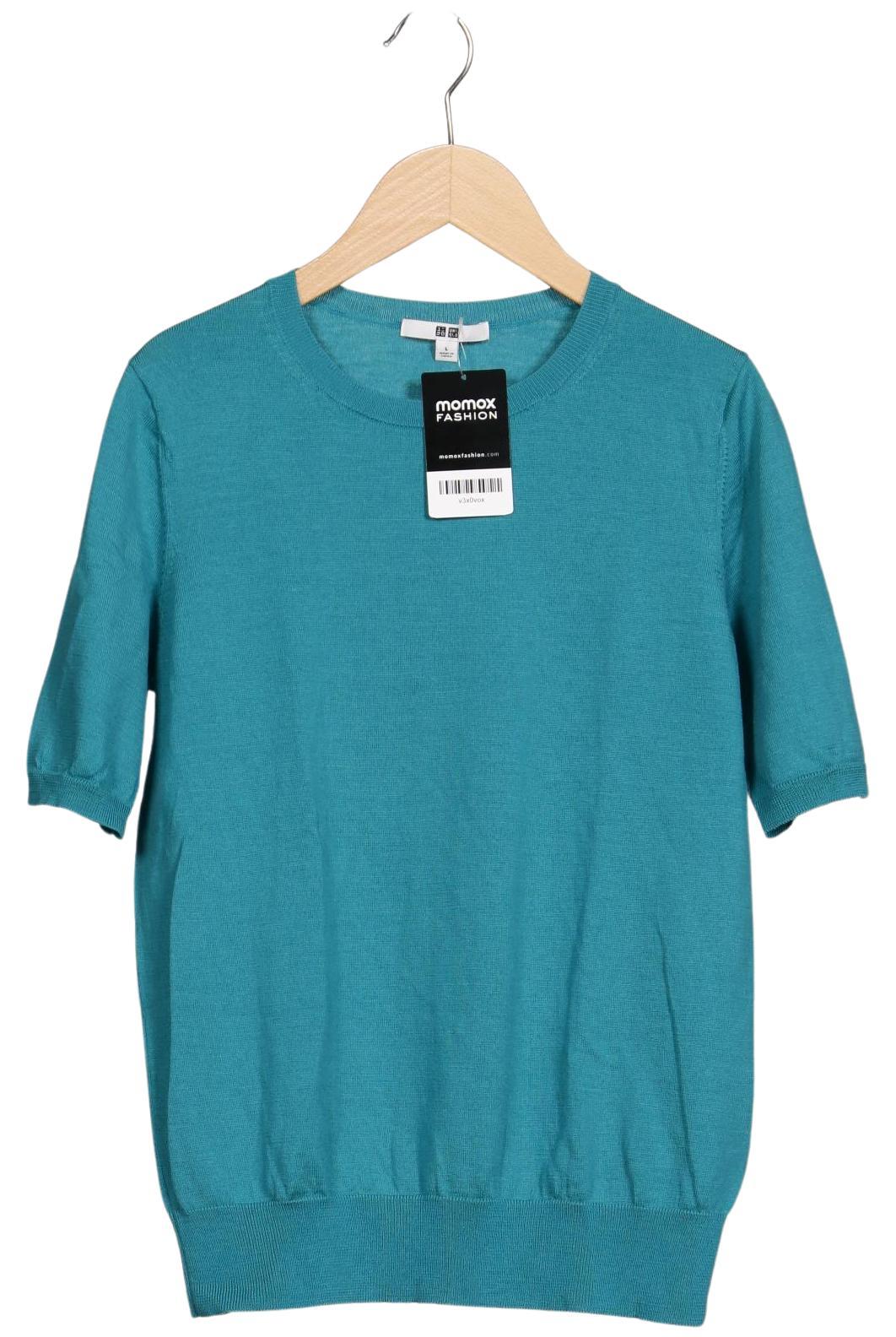 

uniqlo Damen T-Shirt, türkis, Gr. 42