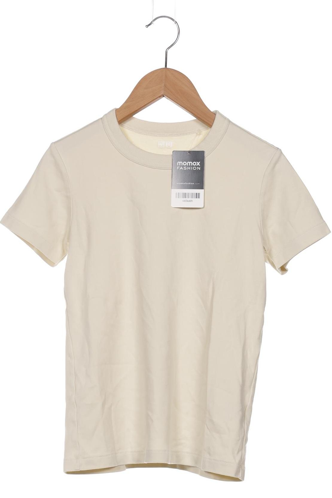 

uniqlo Damen T-Shirt, cremeweiß, Gr. 38
