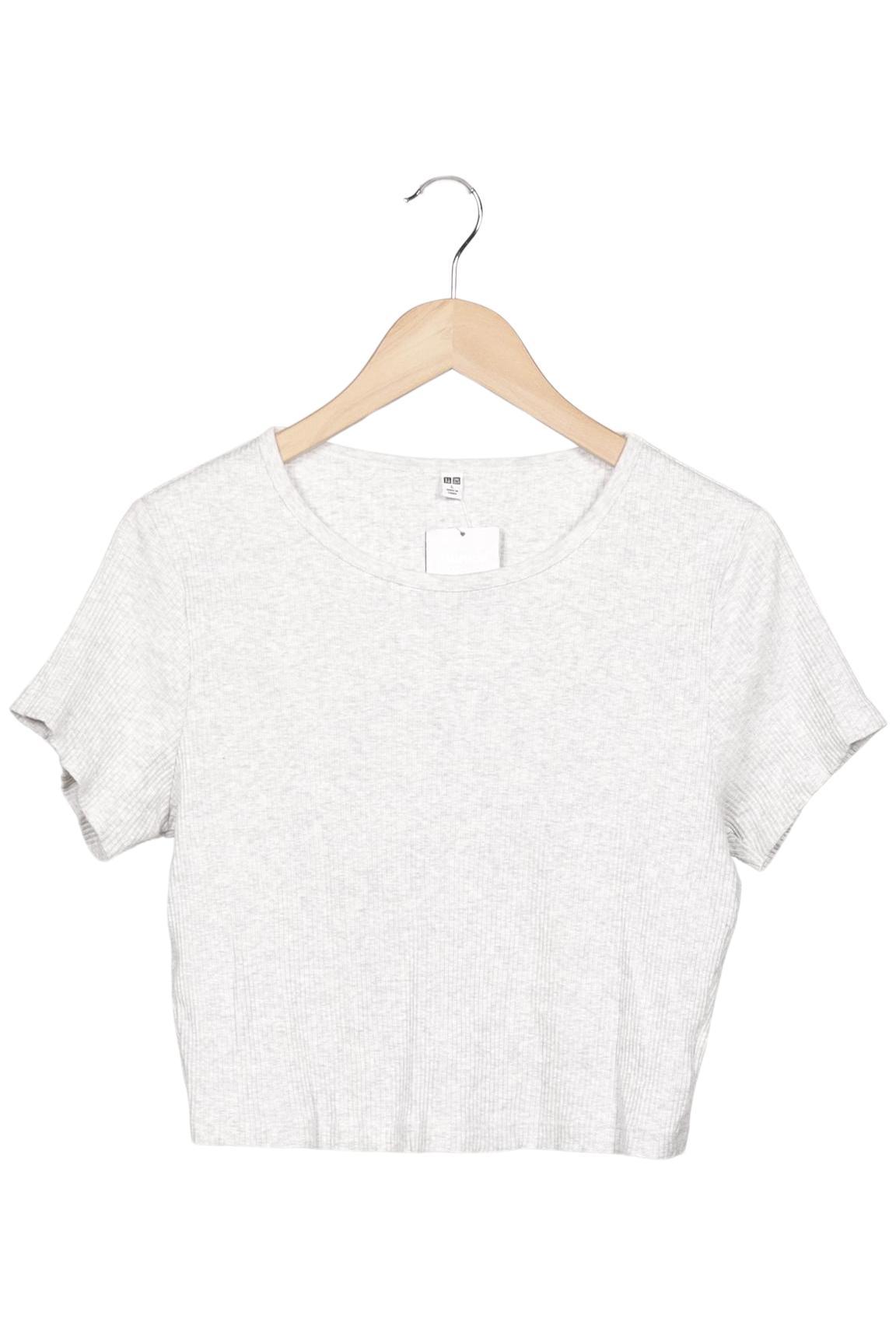 

uniqlo Damen T-Shirt, grau, Gr. 42