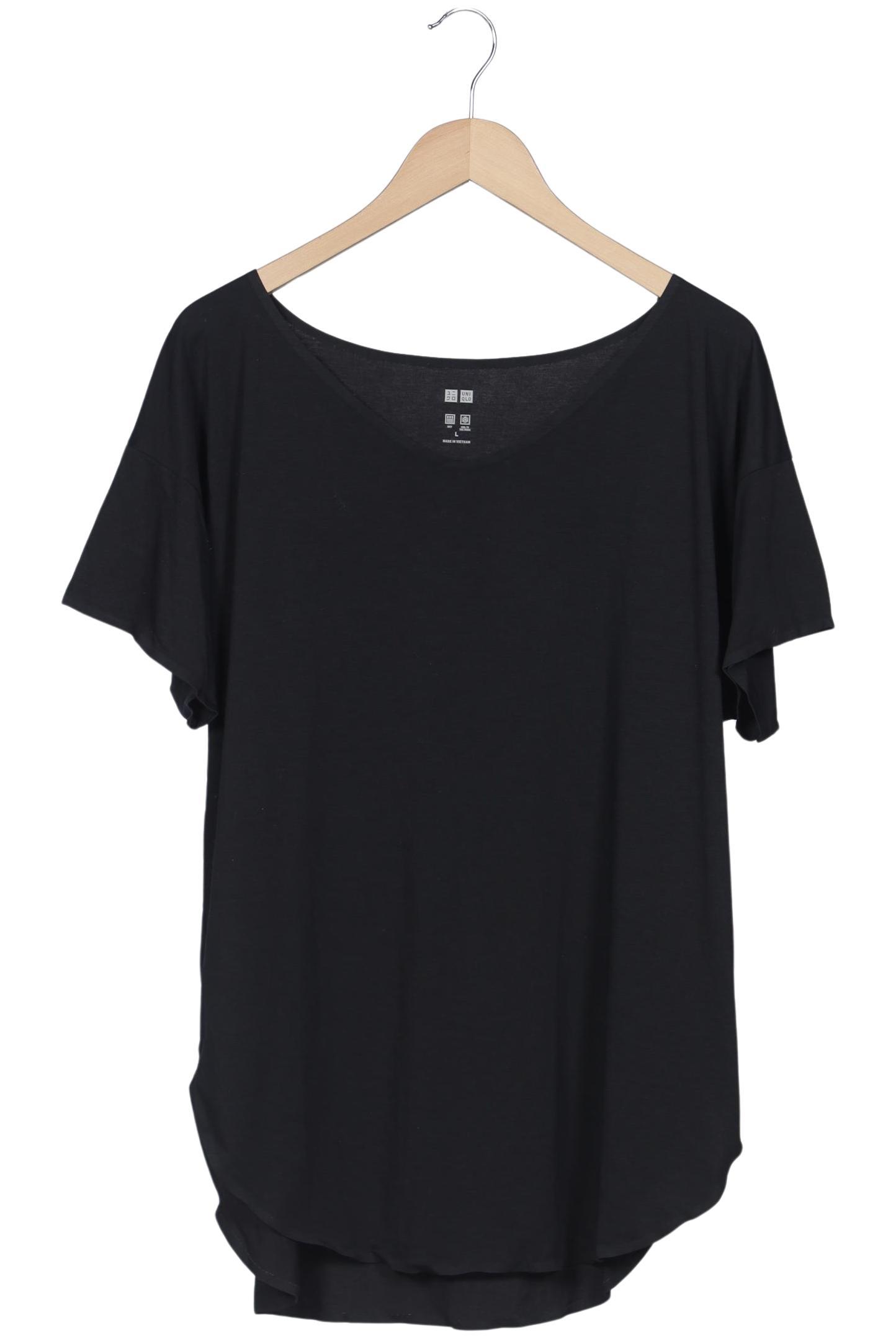 

uniqlo Damen T-Shirt, schwarz, Gr. 42