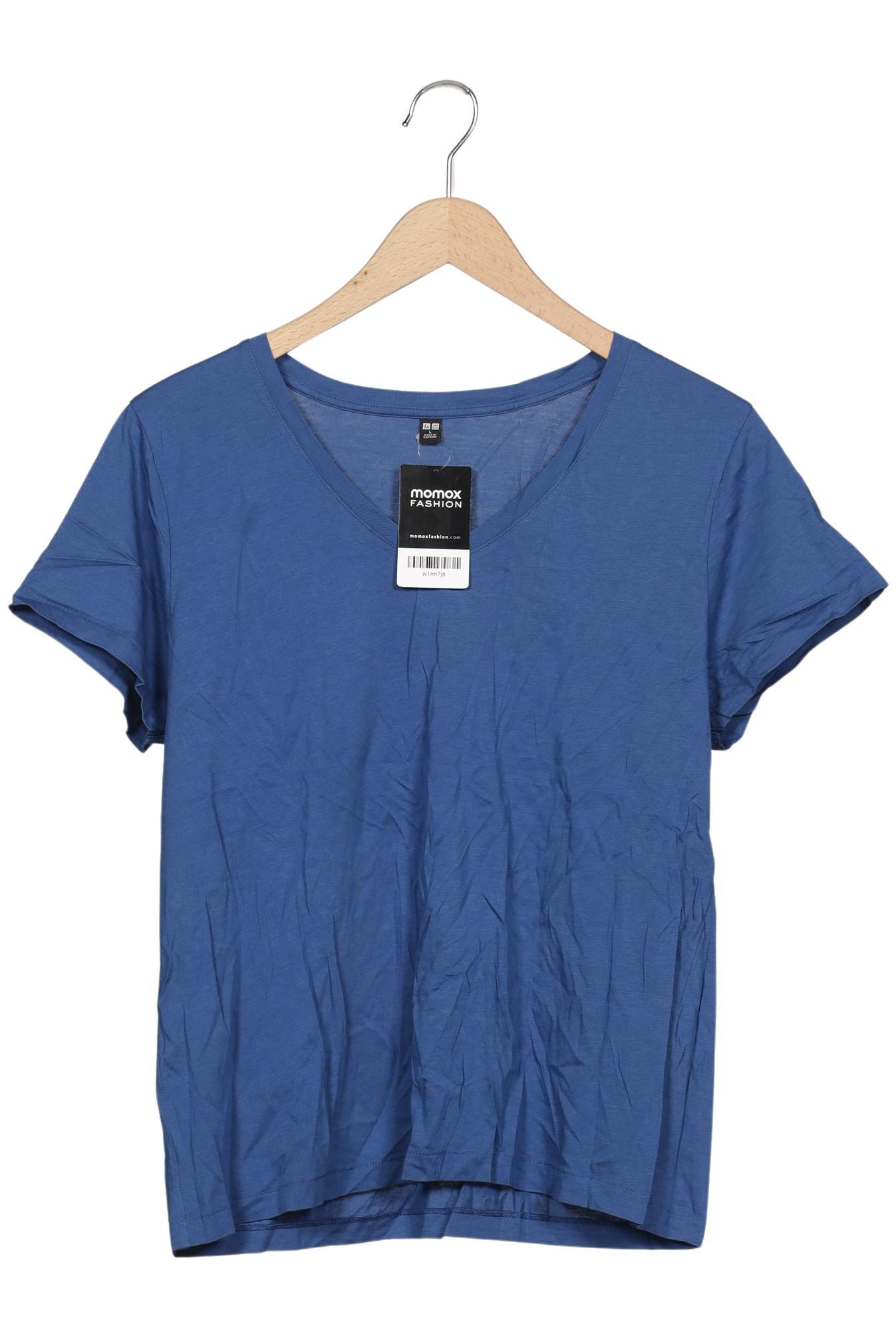 

uniqlo Damen T-Shirt, blau, Gr. 42