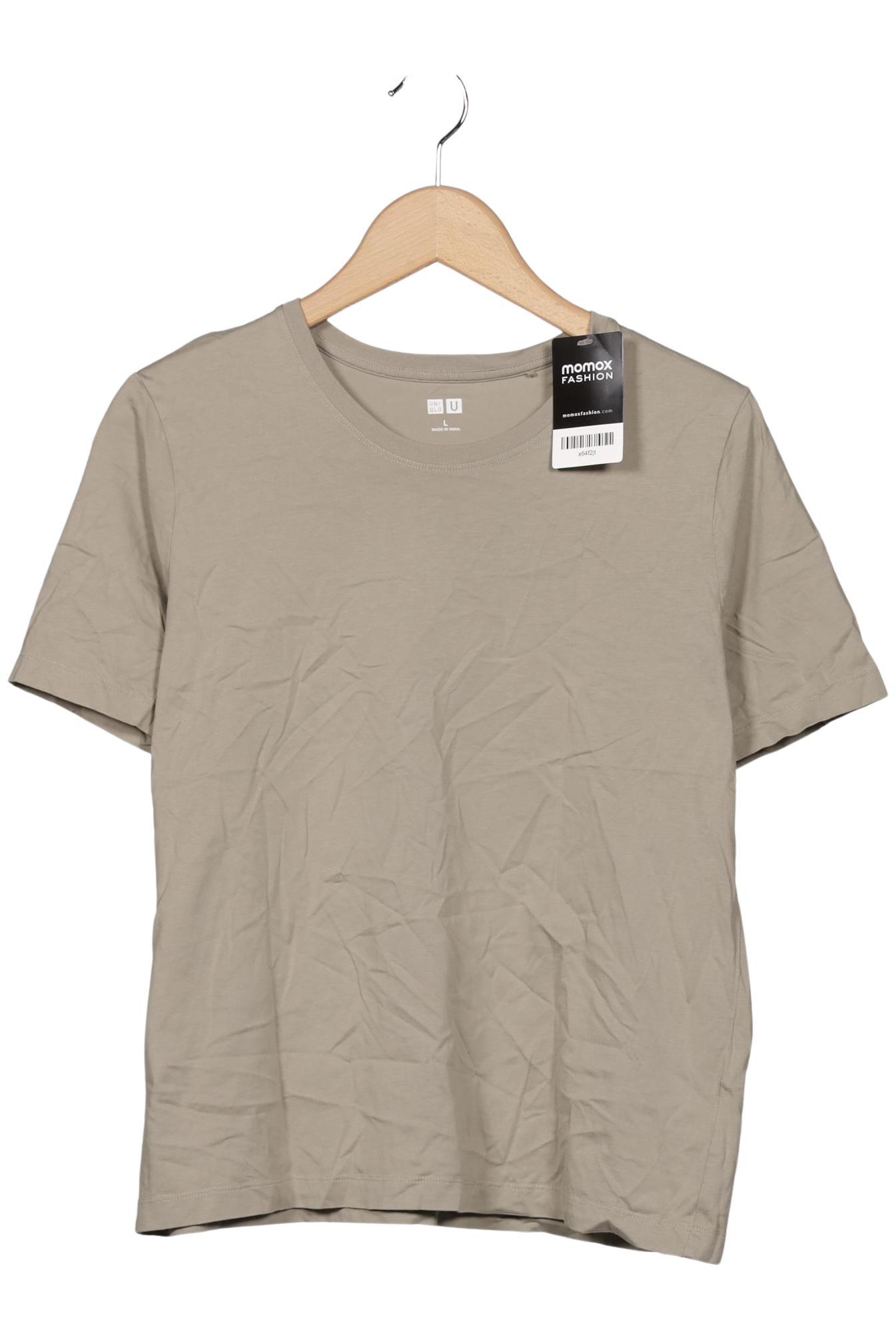 

uniqlo Damen T-Shirt, beige, Gr. 42