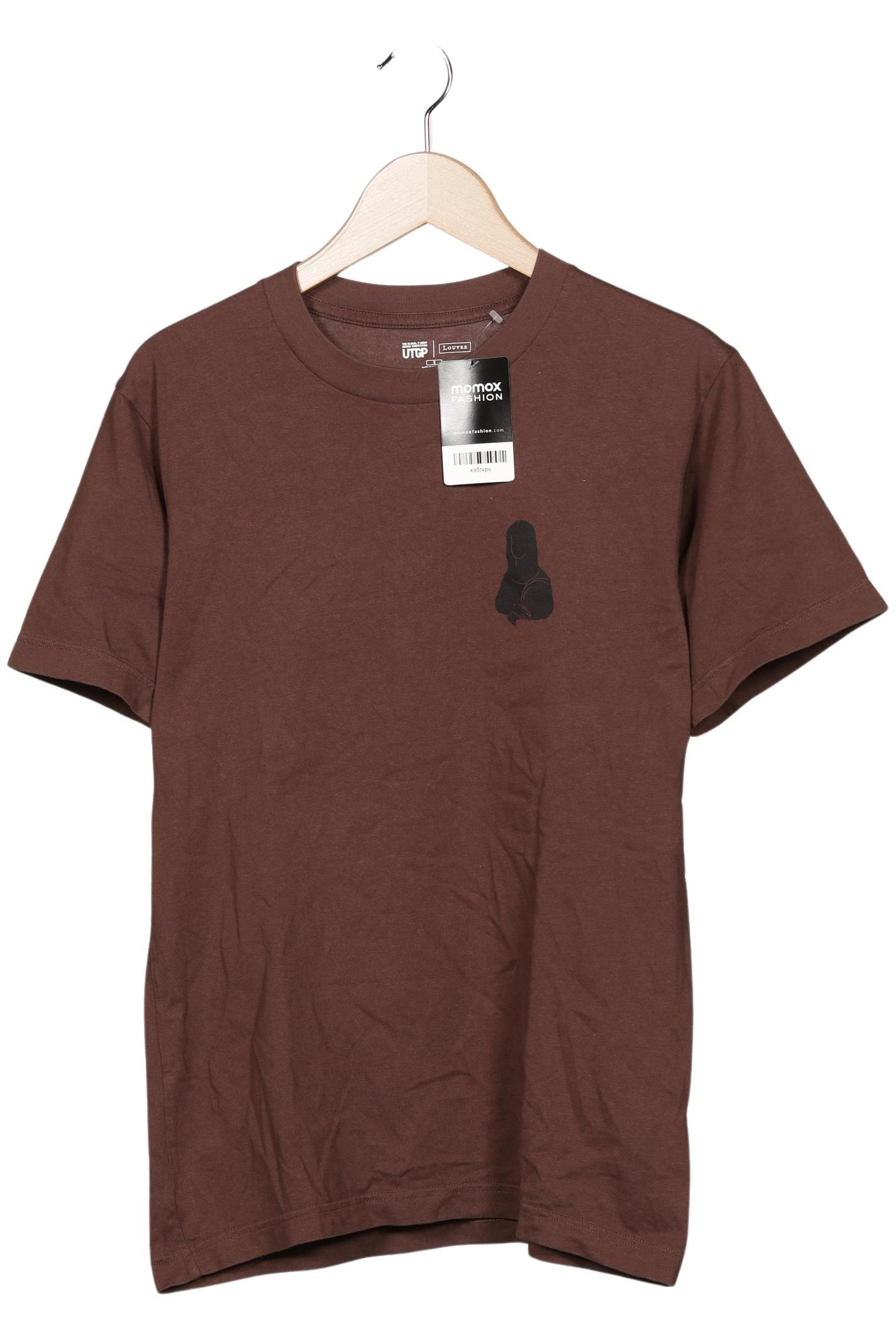 

uniqlo Damen T-Shirt, braun, Gr. 36