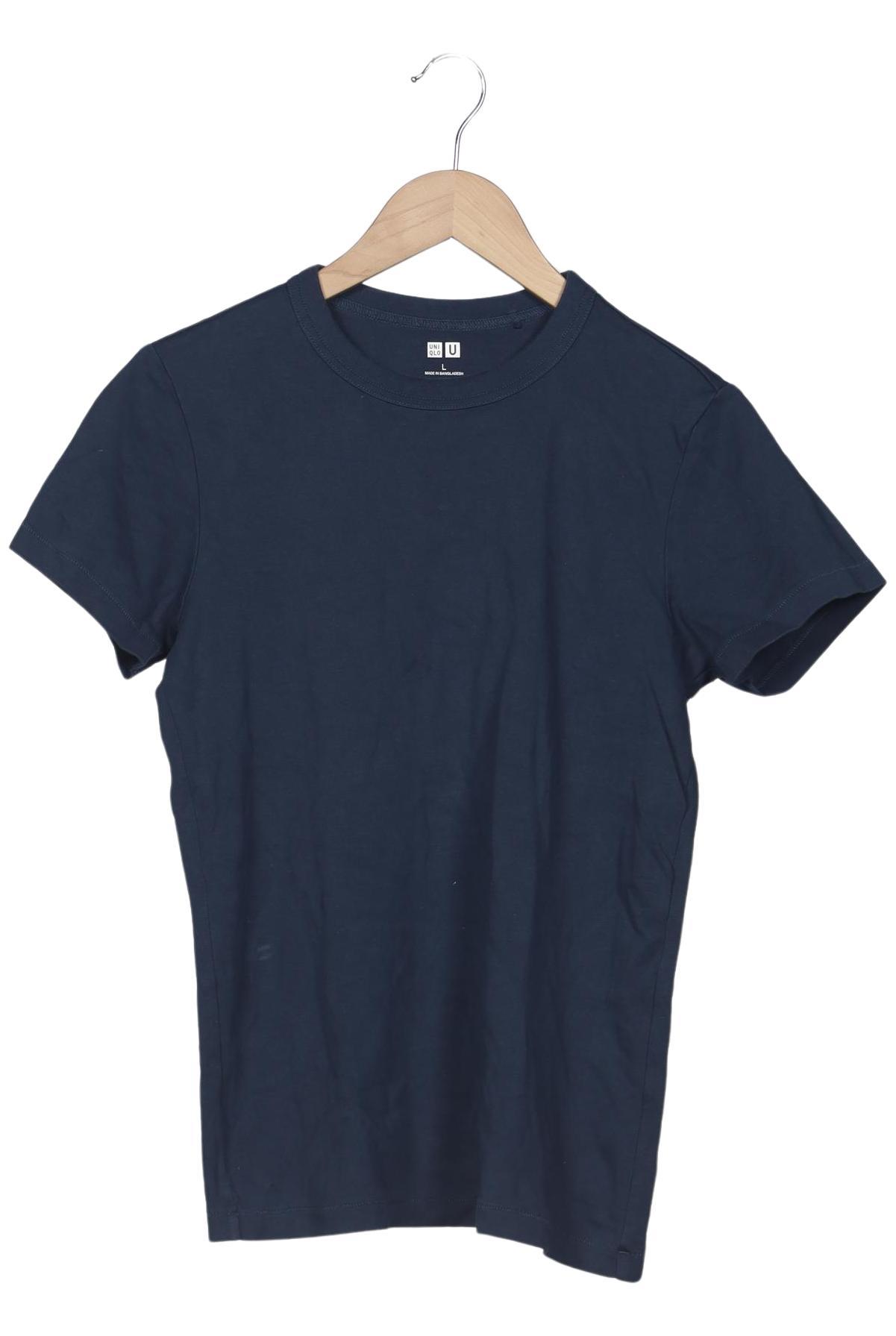 

uniqlo Damen T-Shirt, marineblau, Gr. 42