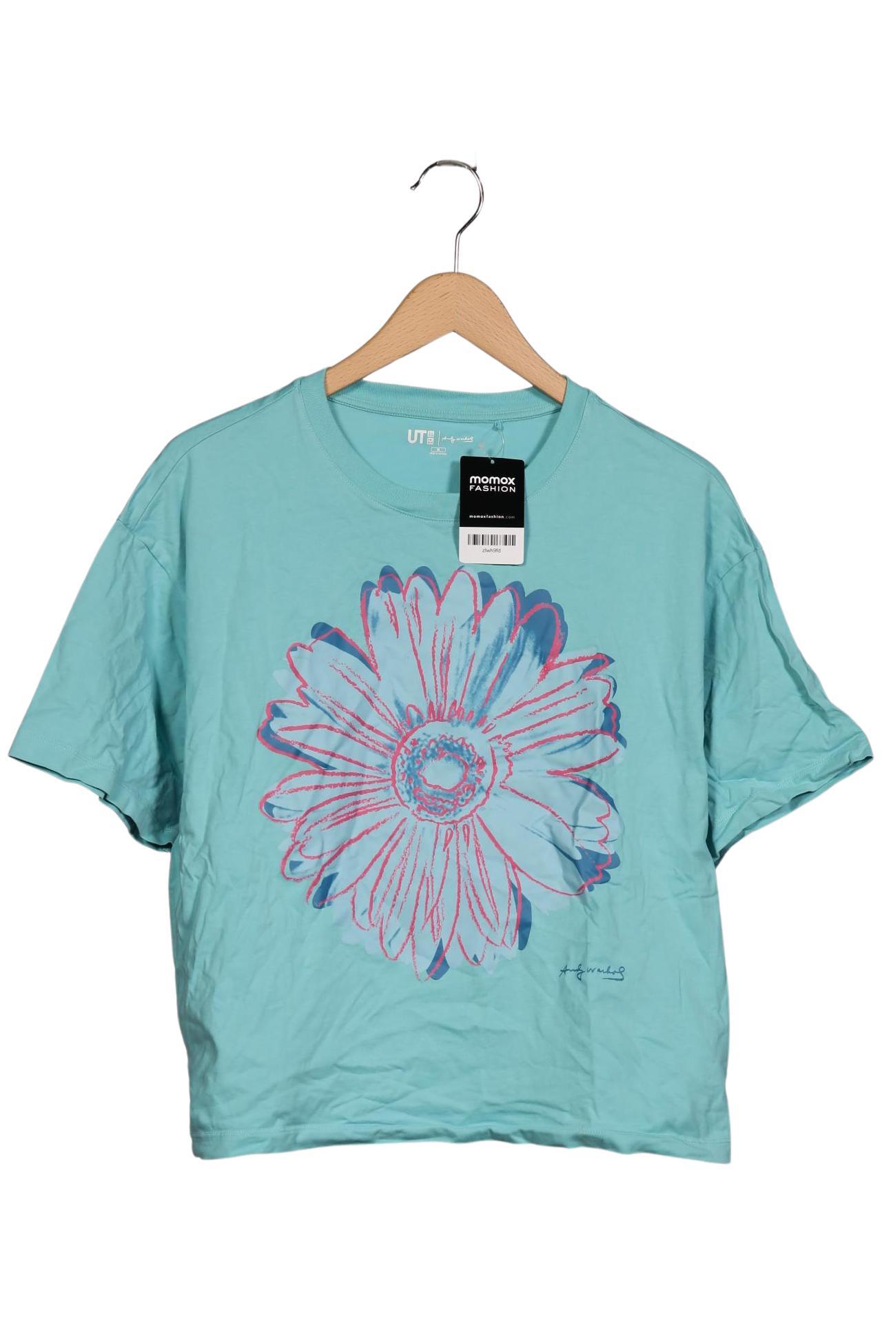 

uniqlo Damen T-Shirt, blau, Gr. 38