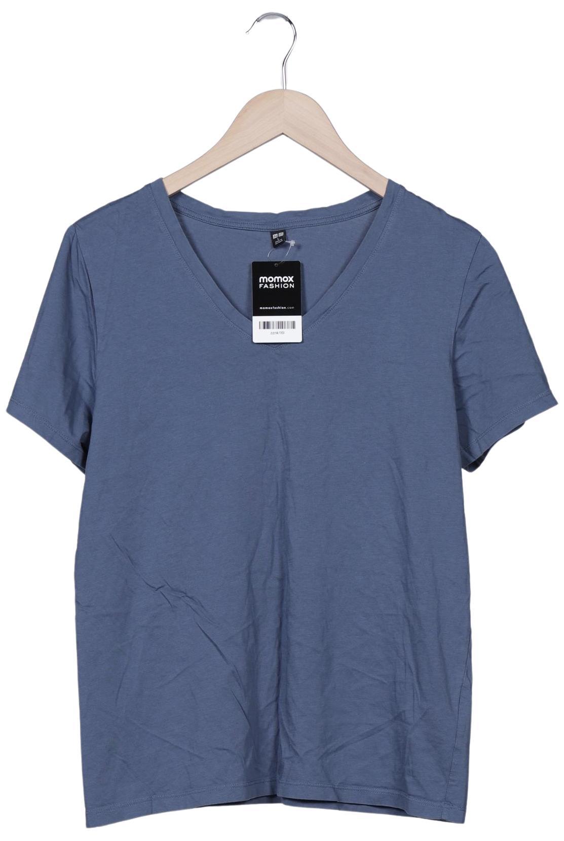 

uniqlo Damen T-Shirt, blau, Gr. 42