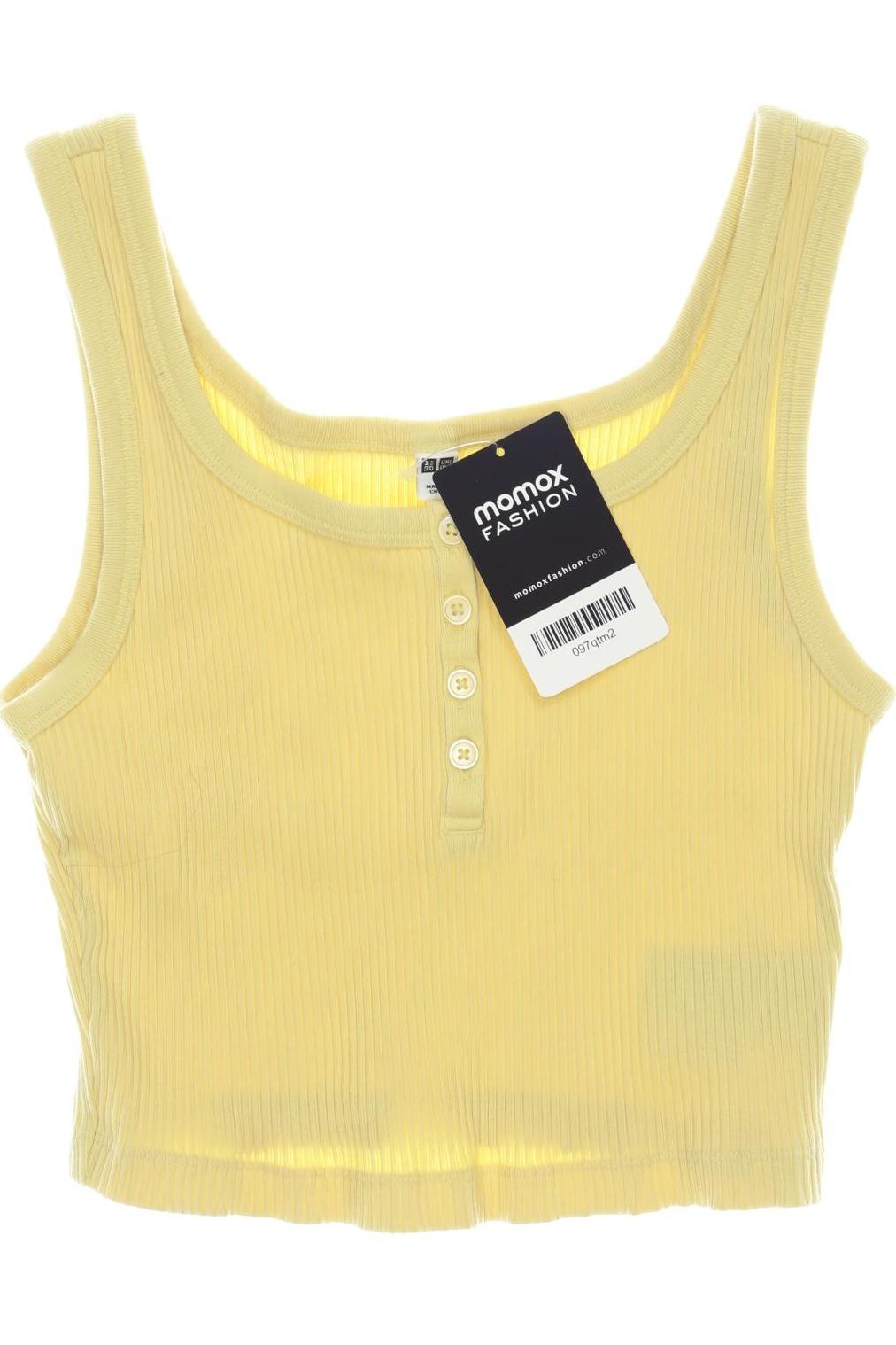 

uniqlo Damen Top, gelb, Gr. 36