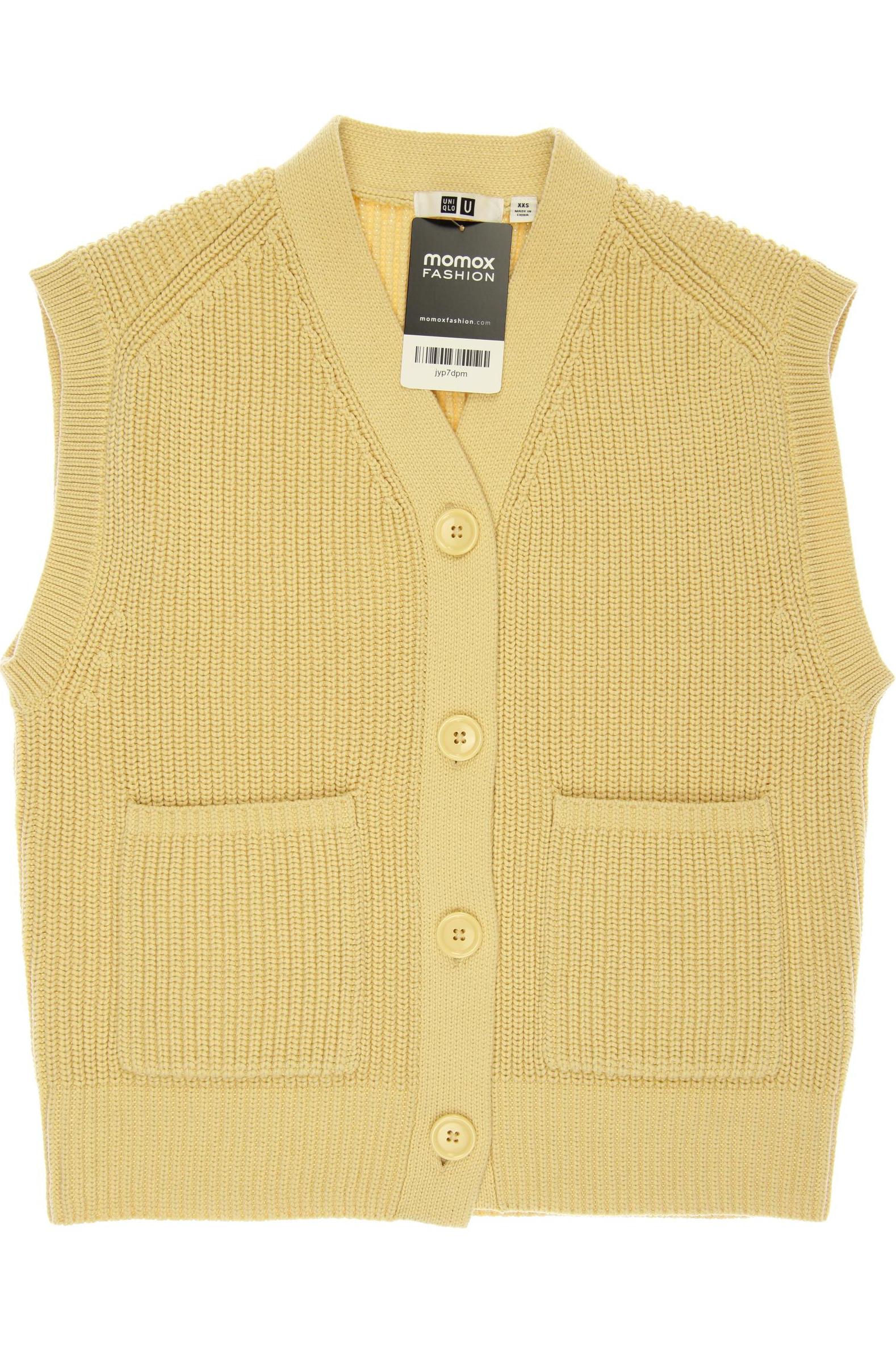

uniqlo Damen Weste, beige, Gr. 32