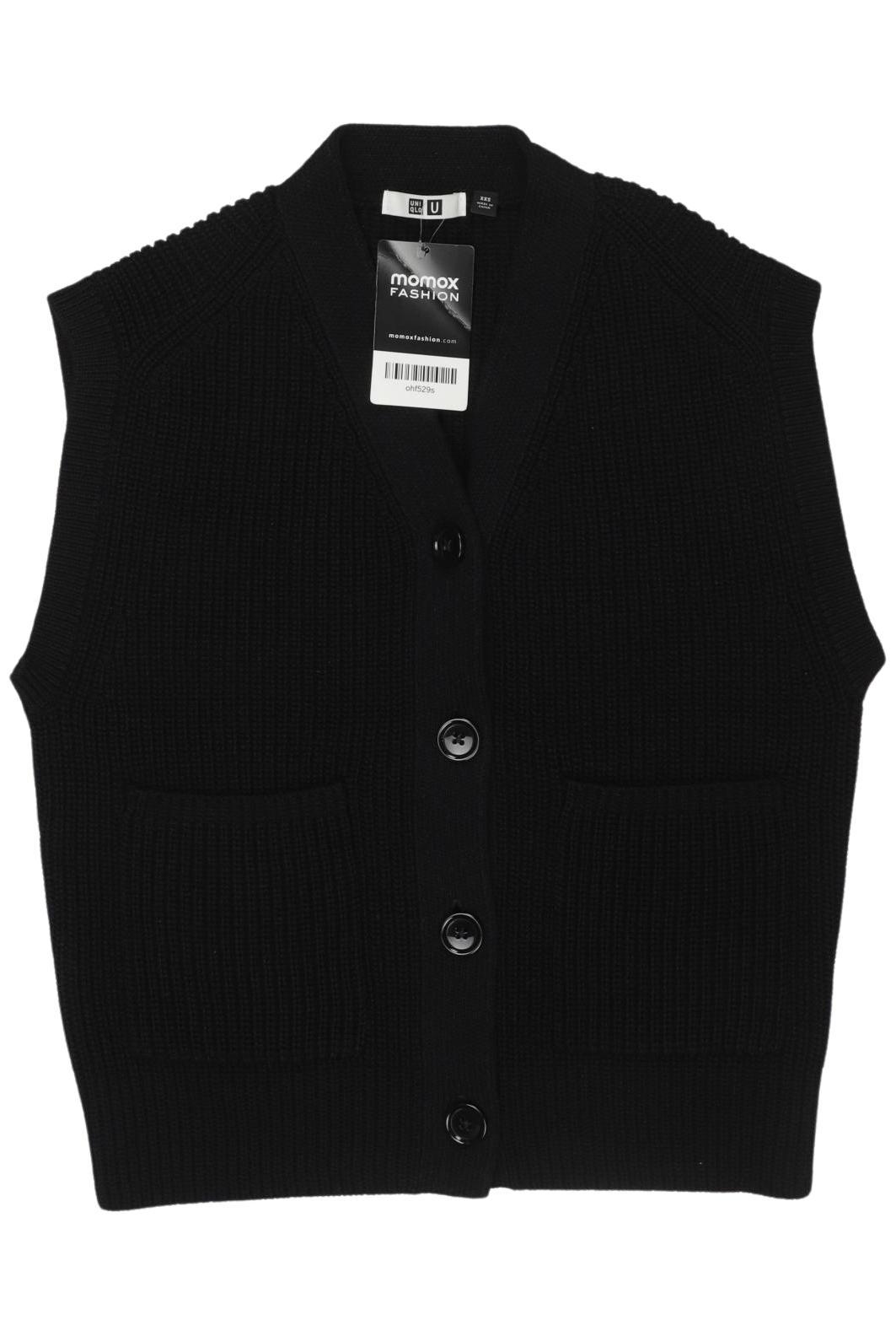

uniqlo Damen Weste, schwarz, Gr. 32
